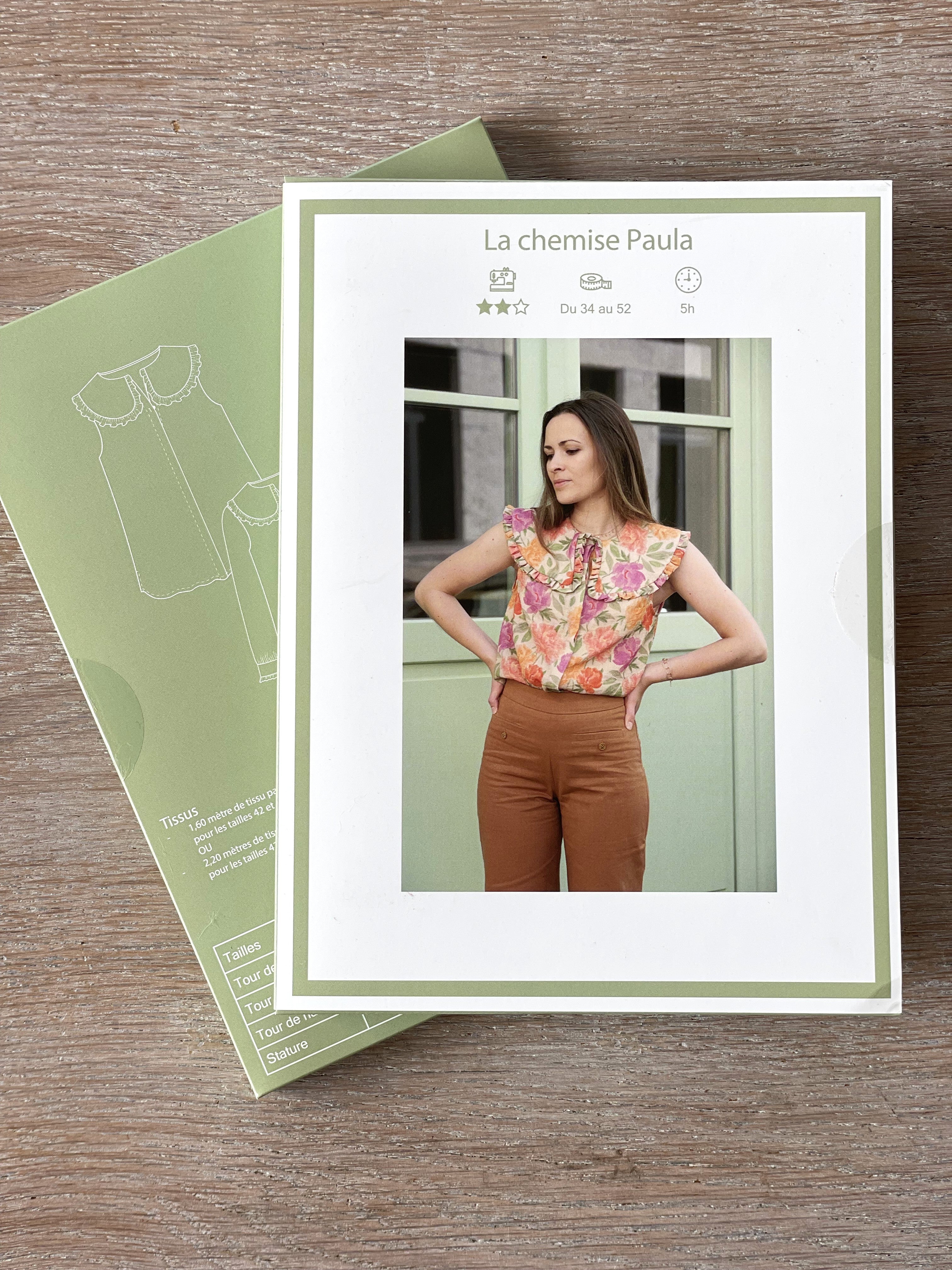 Patron Pochette - Chemise Paula - Cha'Coud