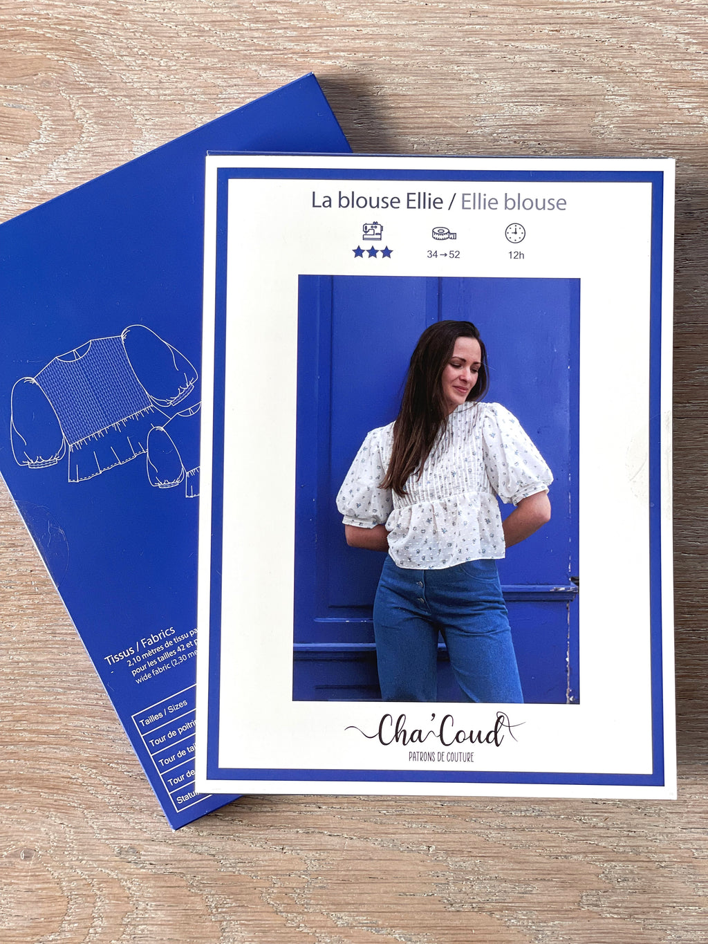 Patron Pochette - Blouse Ellie - Cha'Coud