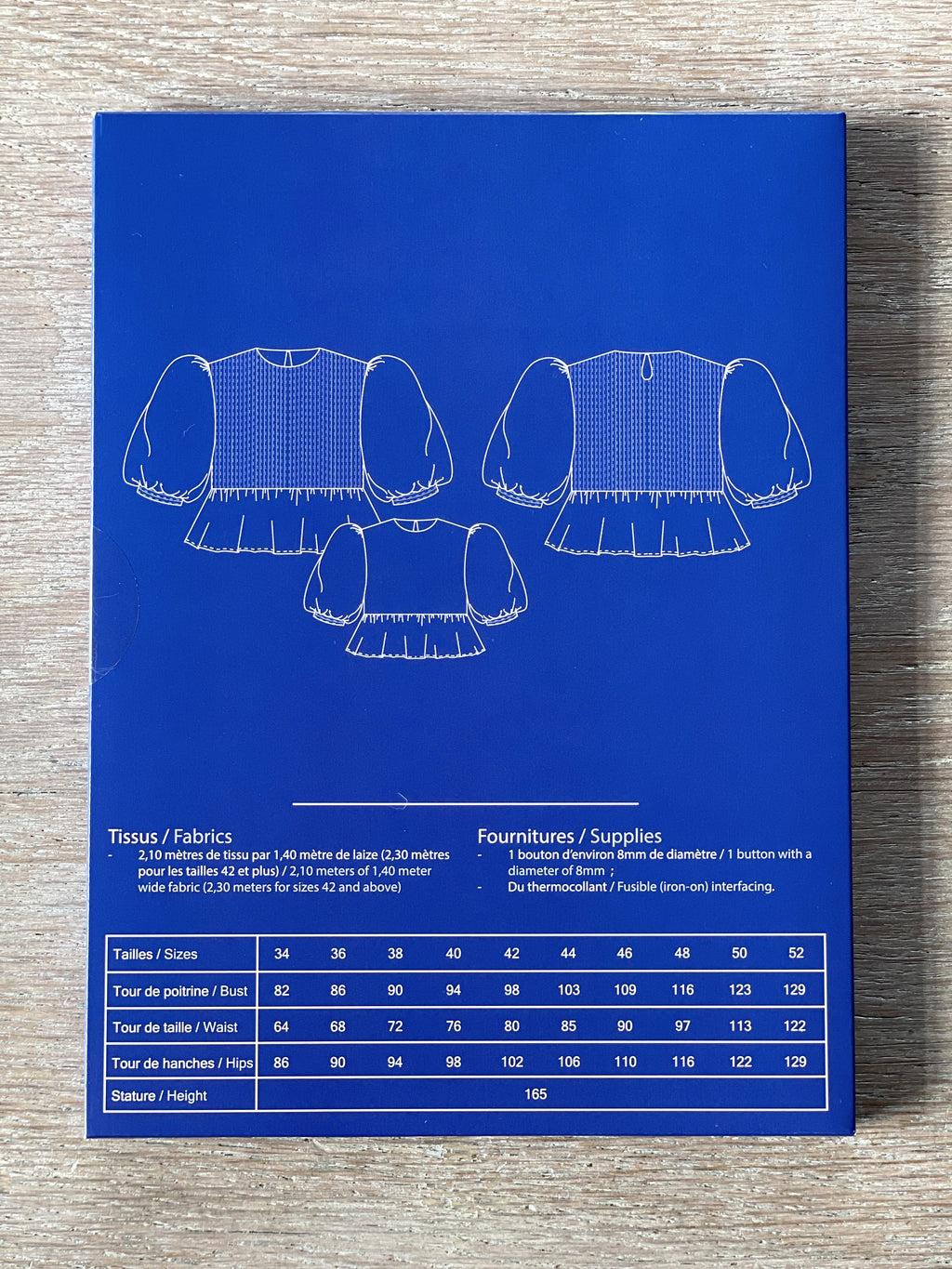 Patron Pochette - Blouse Ellie - Cha'Coud