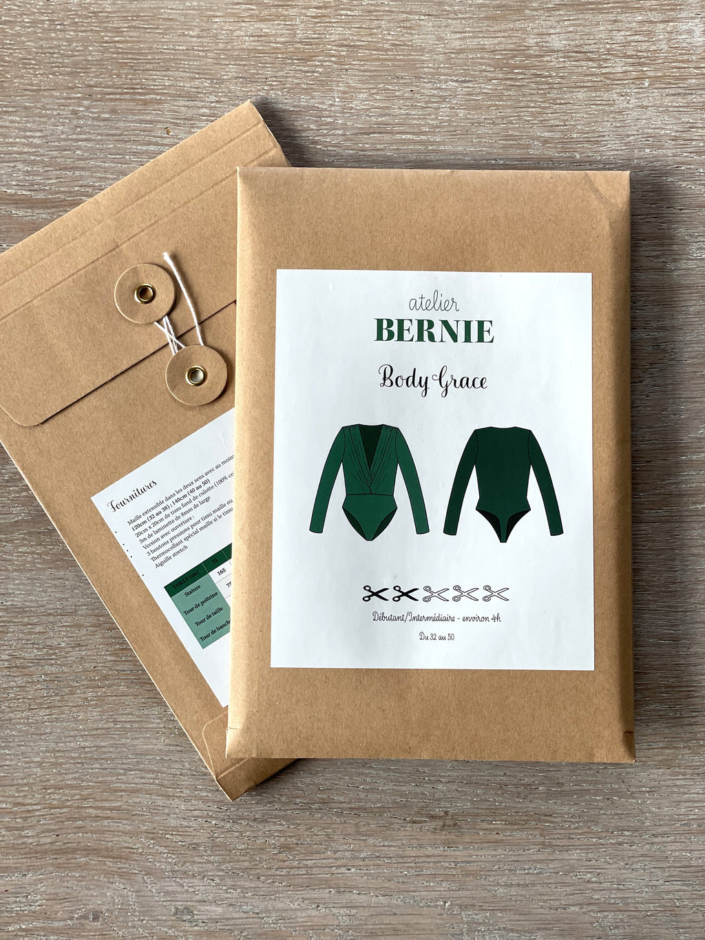 Patron Pochette - Body Grace - Atelier Bernie