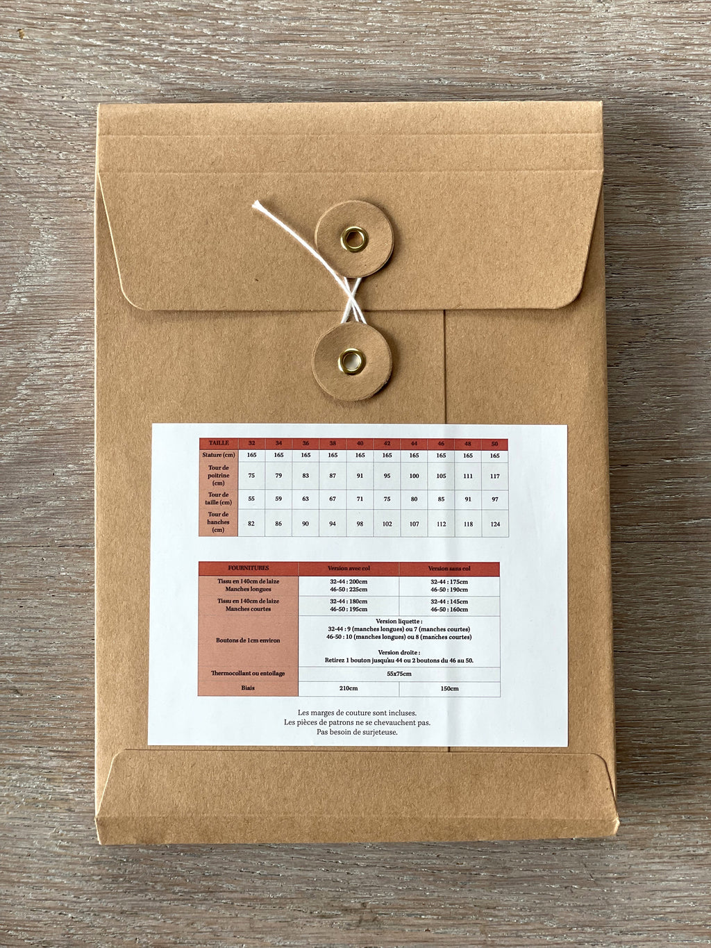 Pouch Pattern - Nicole Shirt - Atelier Bernie