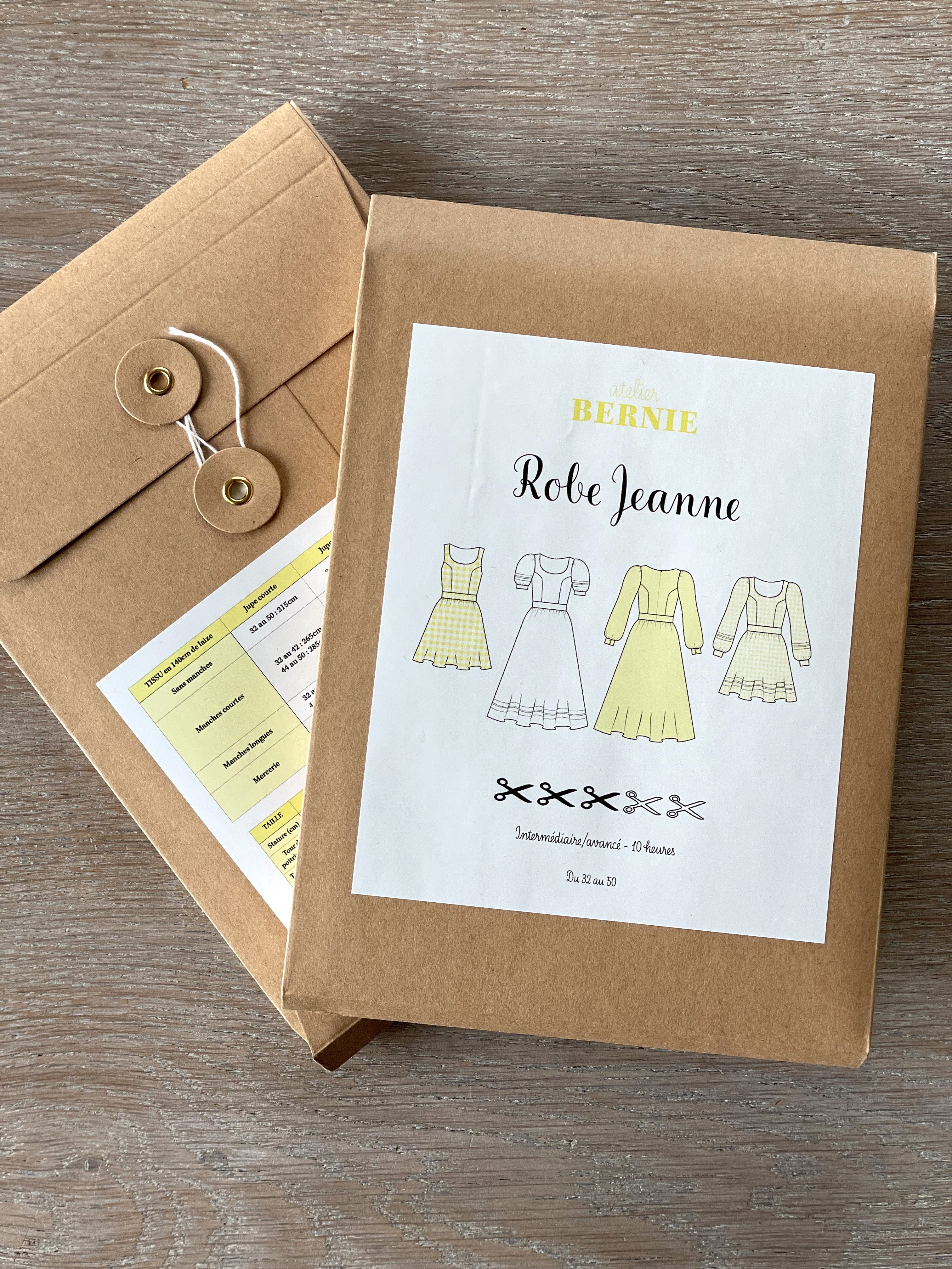 Patron Pochette - Robe Jeanne - Atelier Bernie