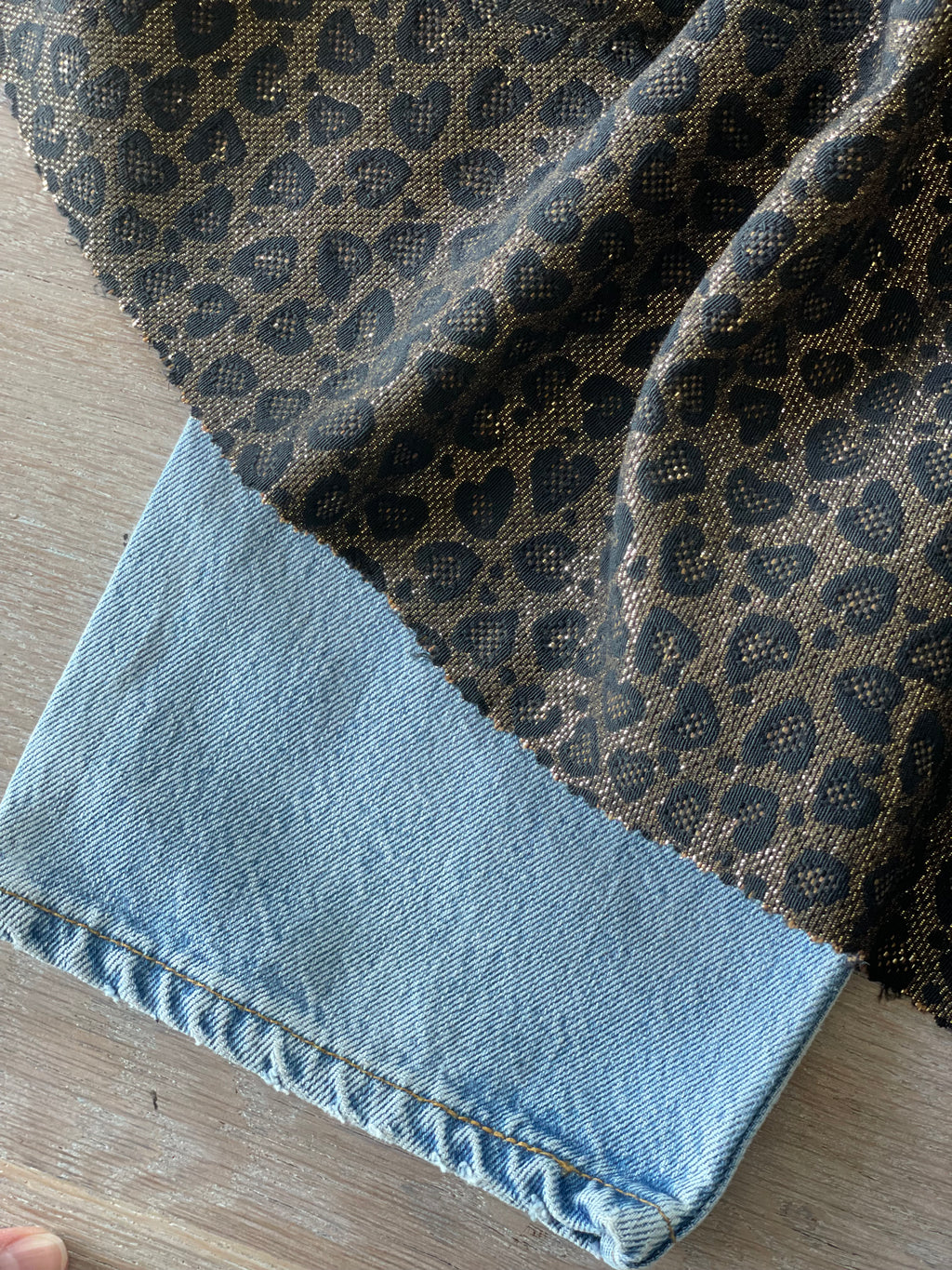 Jacquard - Léo - Noir, Choco & Or