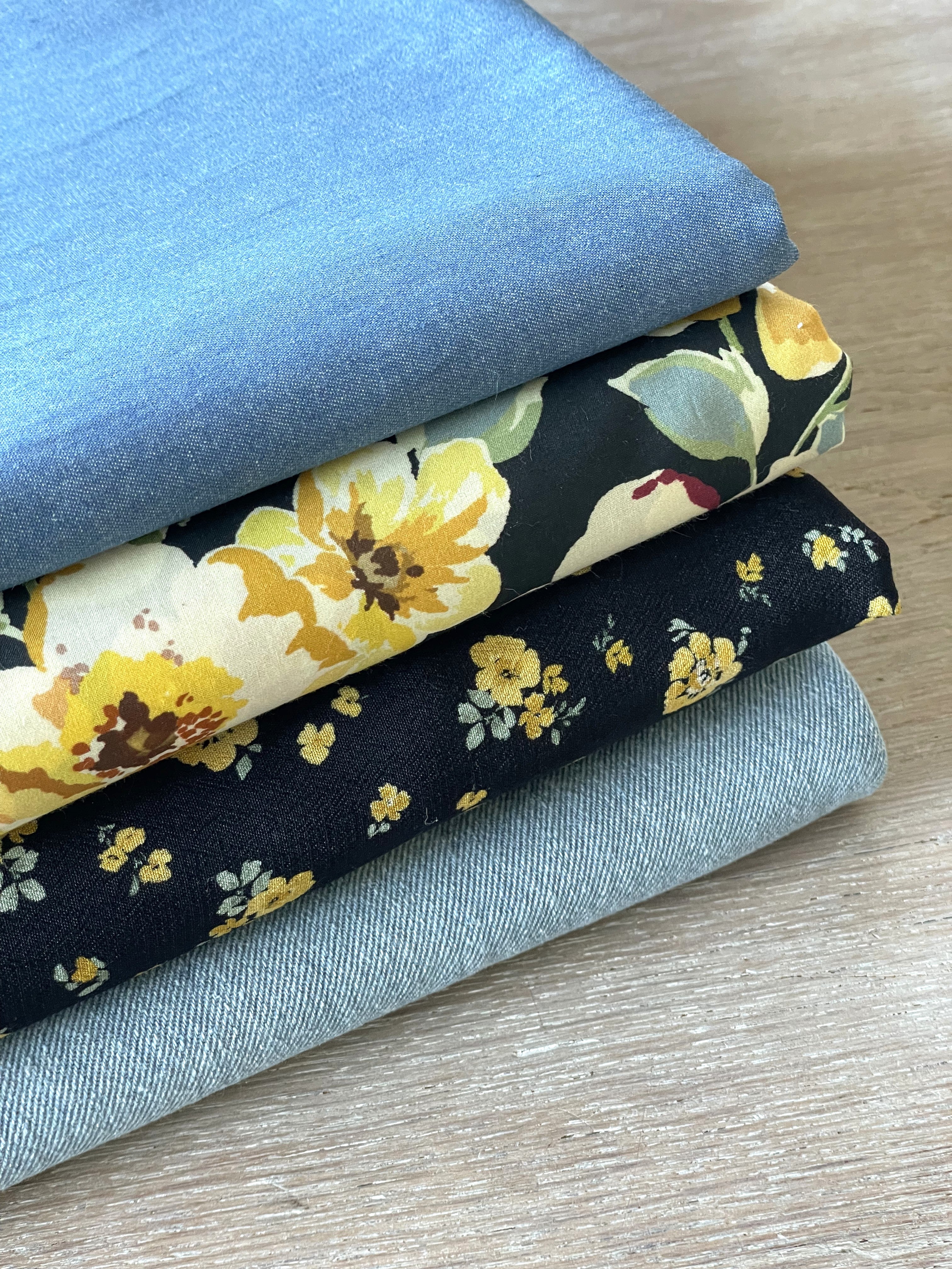 Crêpe marocain de Viscose Ecovero - Imprimé Lili en collaboration avec Ma Petite Fabrique