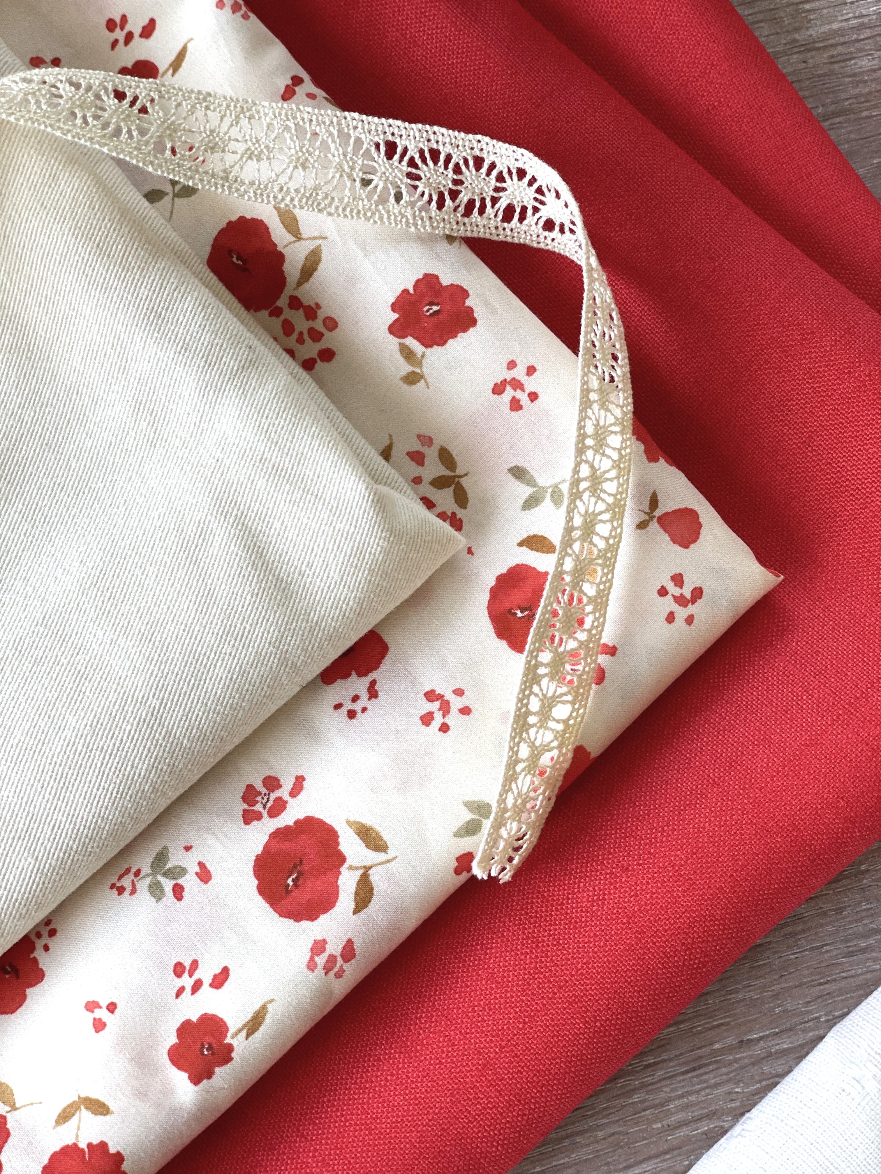 Toile lin-viscose - Coletta - Coquelicot