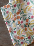 Organic Cotton Gauze - Citrus Print (Coupons)
