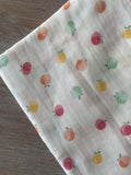 Organic cotton gauze - Plum print