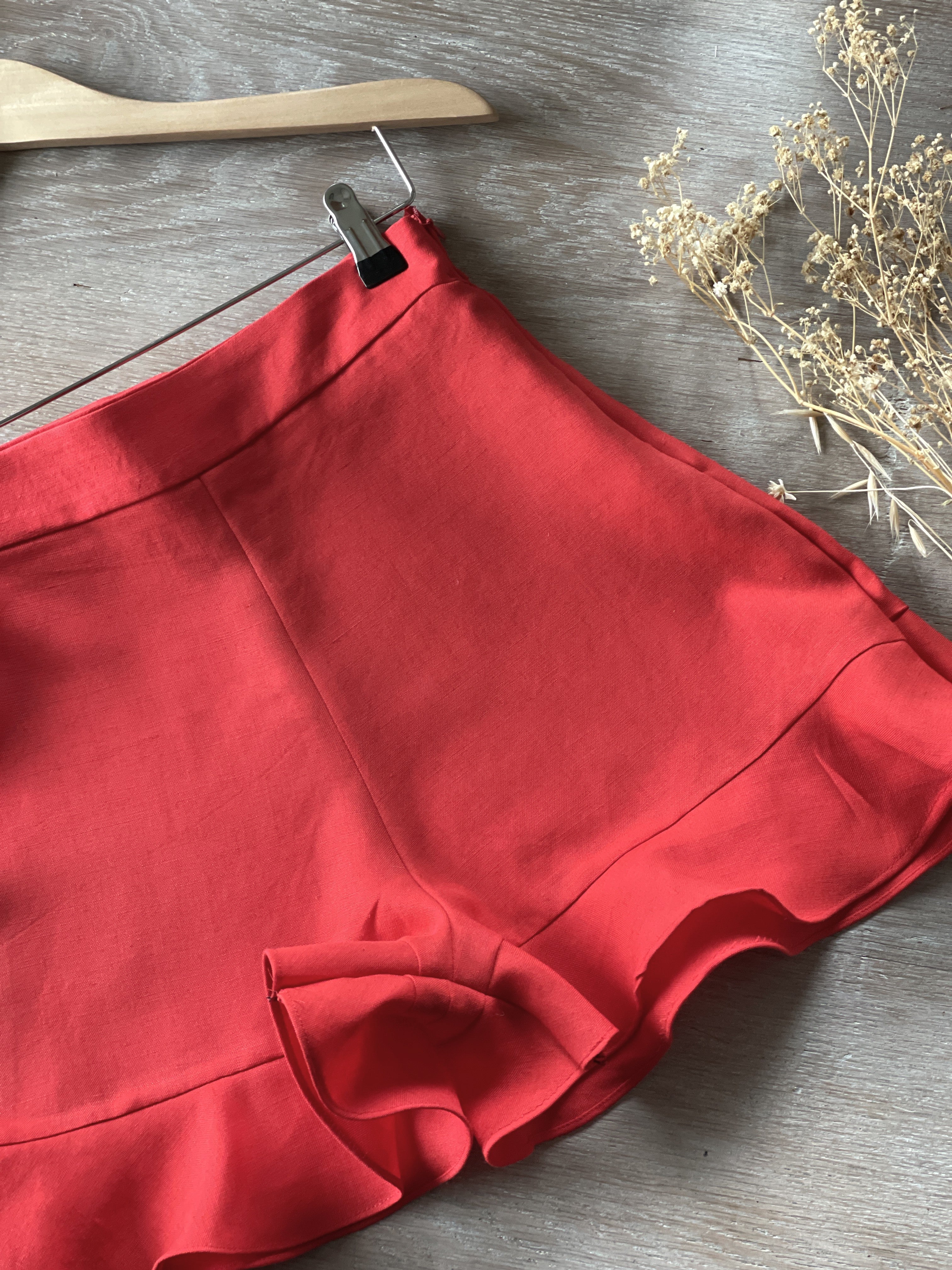 Toile lin-viscose - Coletta - Coquelicot