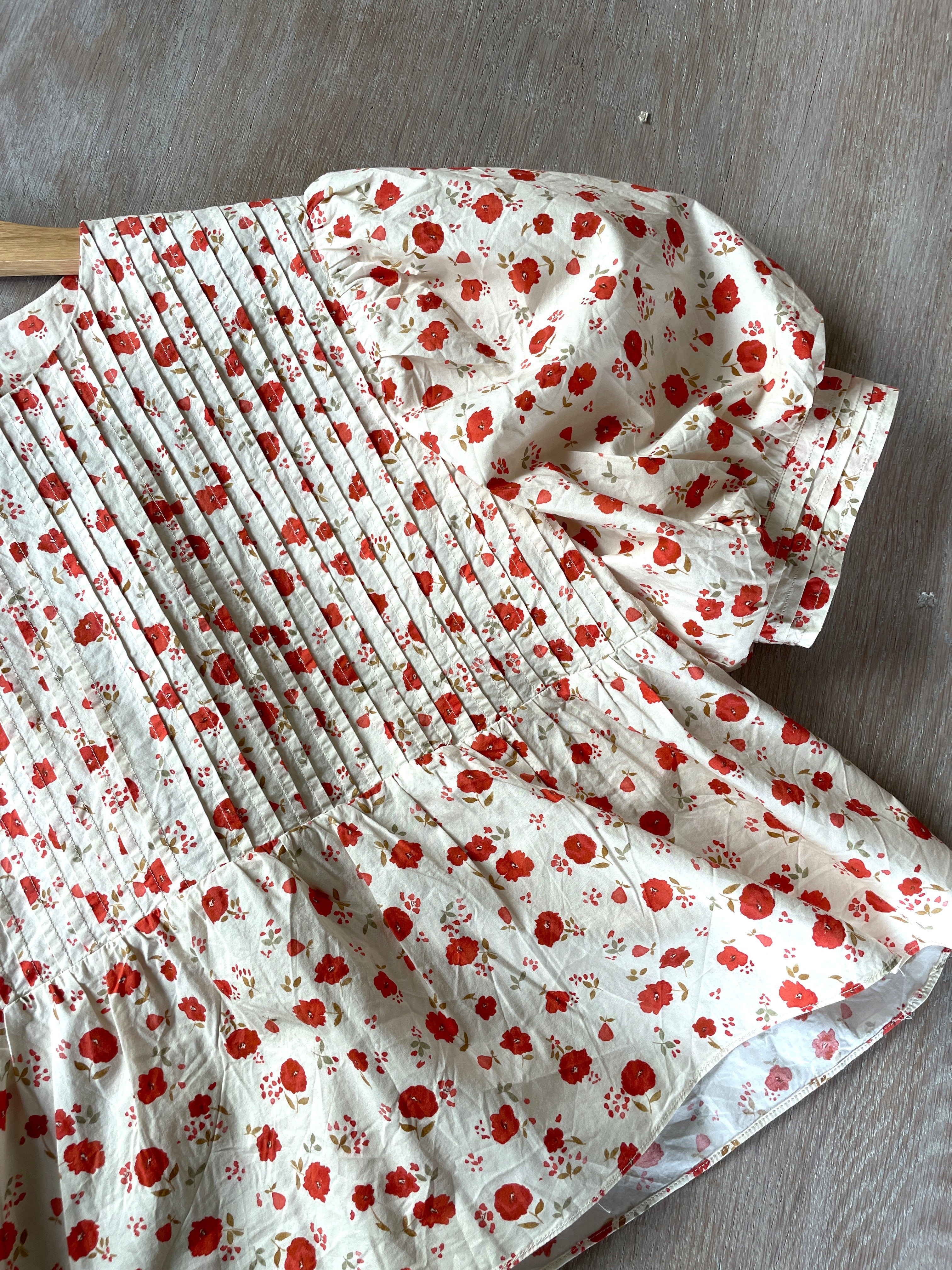 Ensemble Blouse Ellie & Douce popeline de coton Poppy
