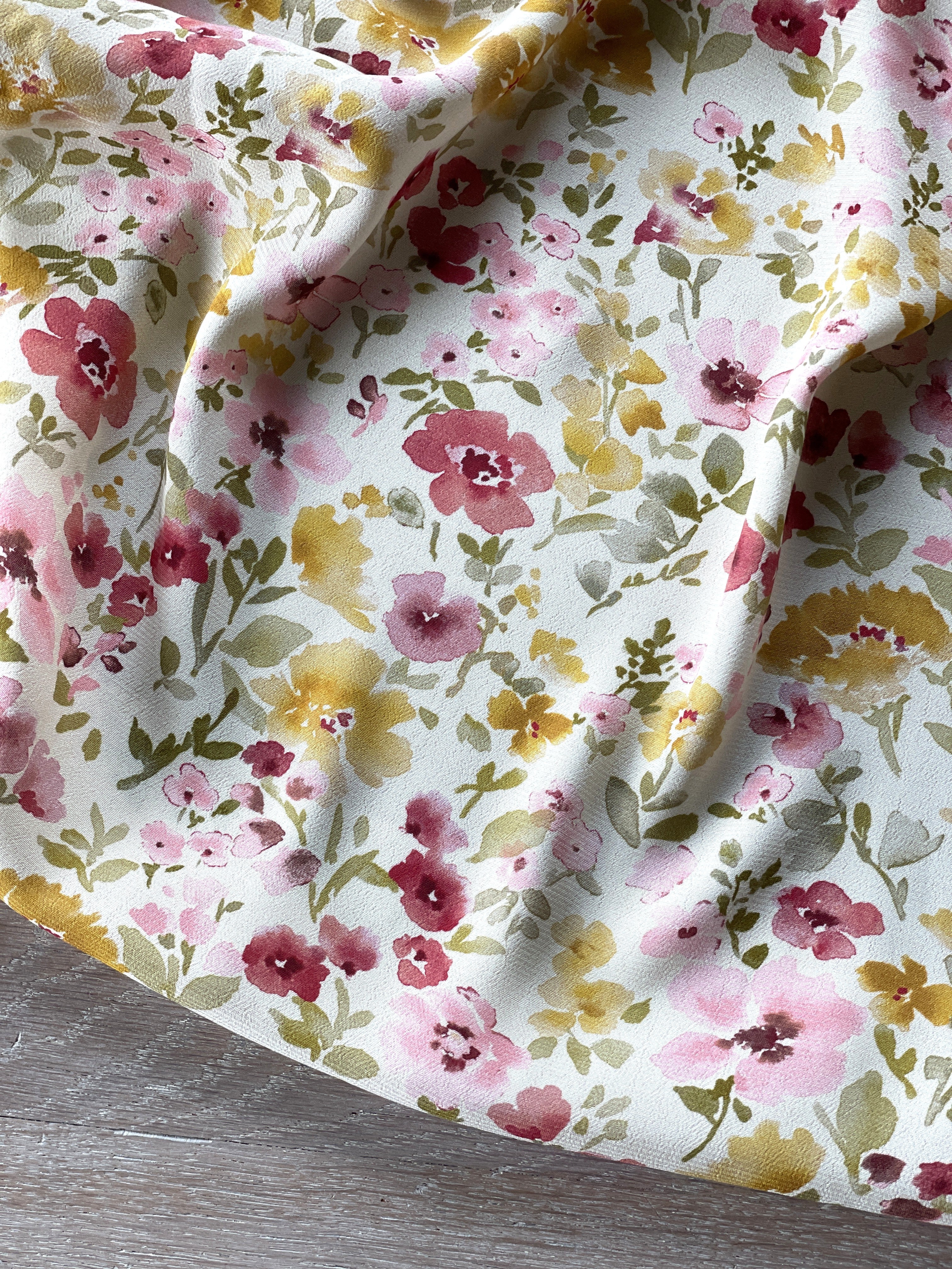 Ecovero Viscose Moroccan Crepe - Felicia Print - new 2026 version