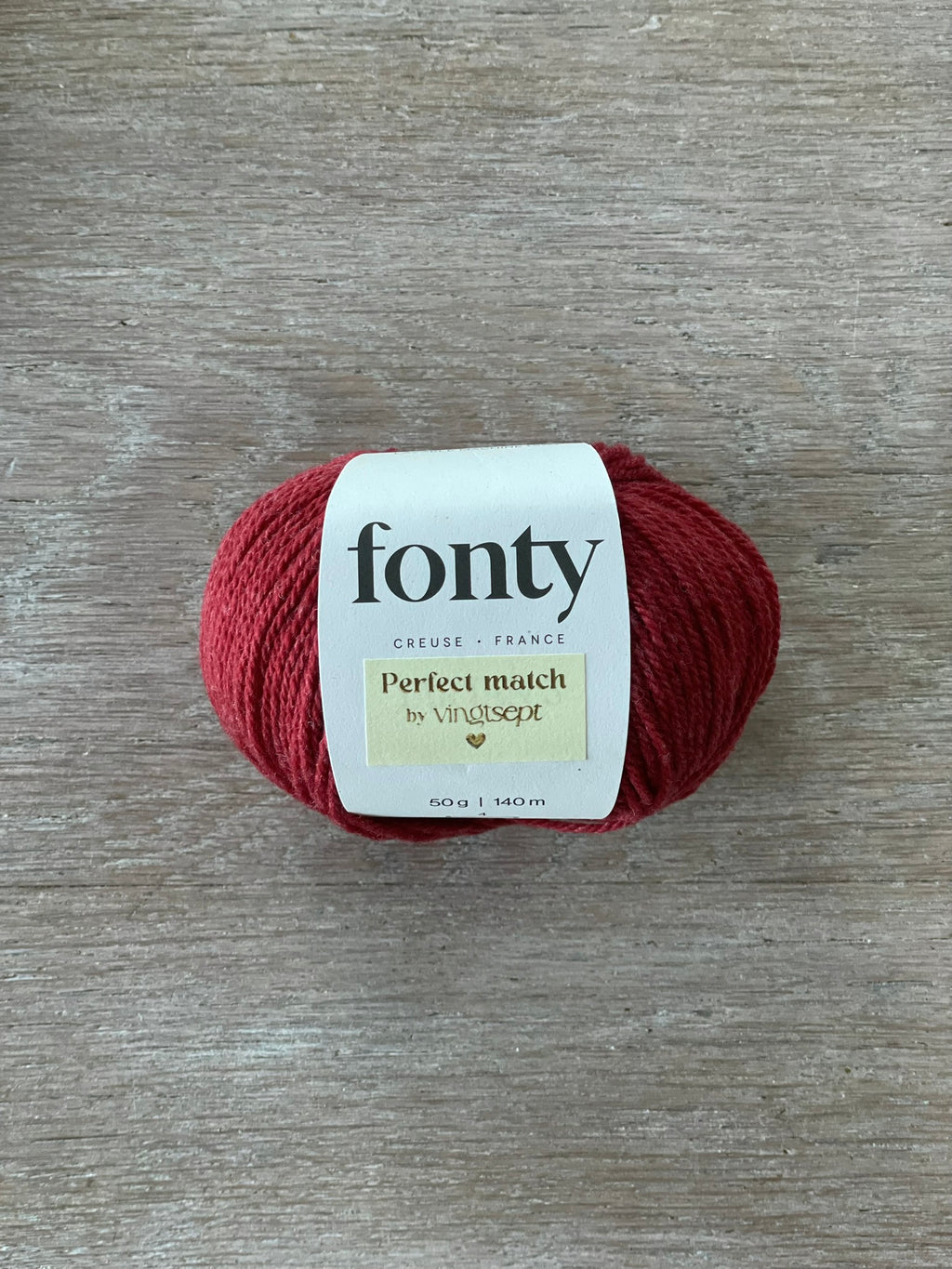 Laine Dublin - Rouge chiné - DK