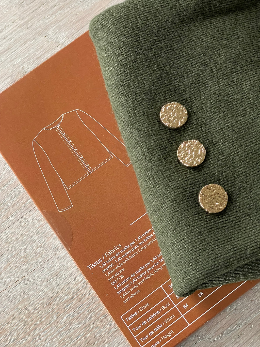 Knitted Vest - Giorgia - Olive