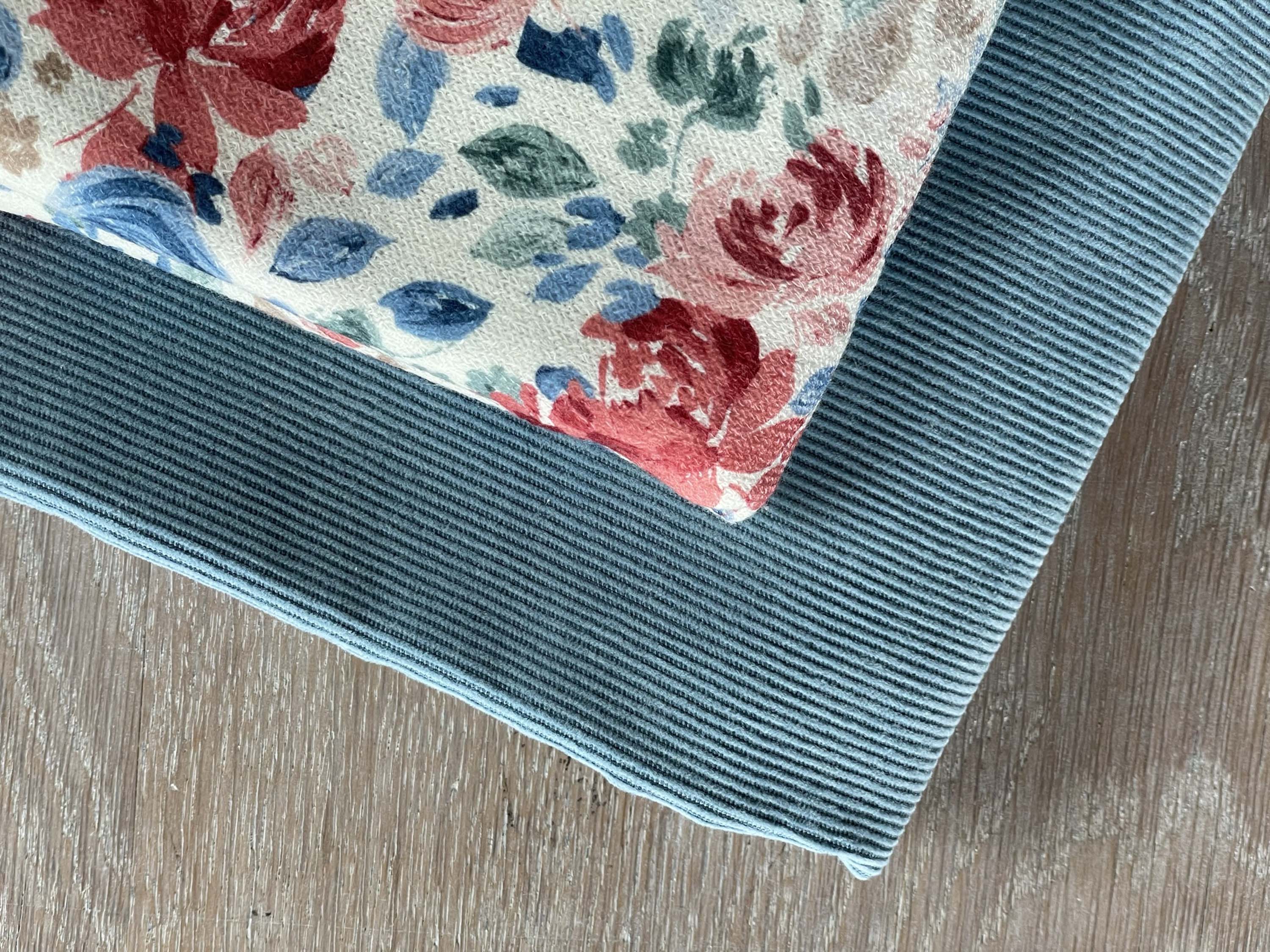 Velours grosse cote - Uni - Bleu Shadow