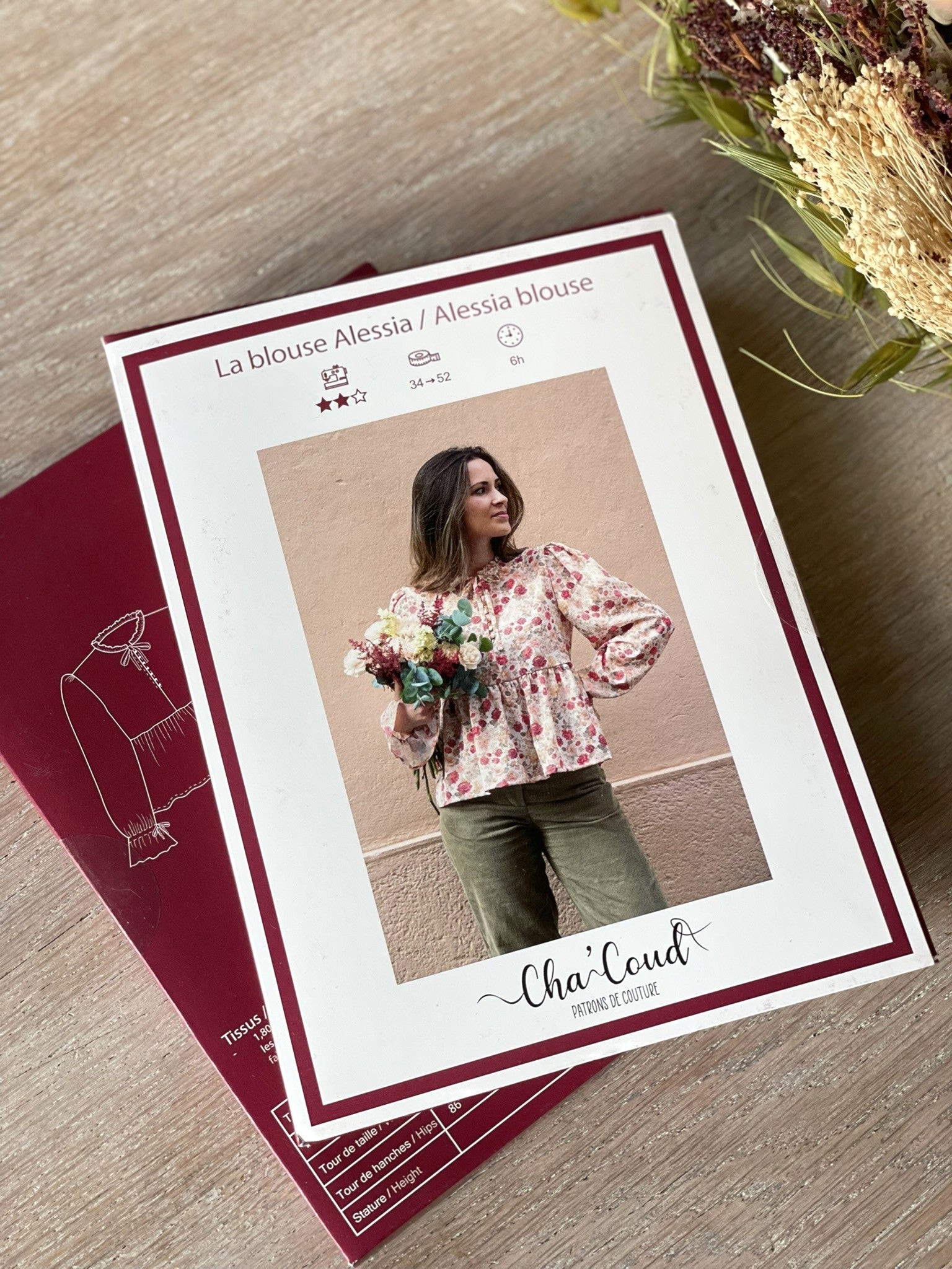 Patron Pochette - Blouse Alessia - Cha'Coud