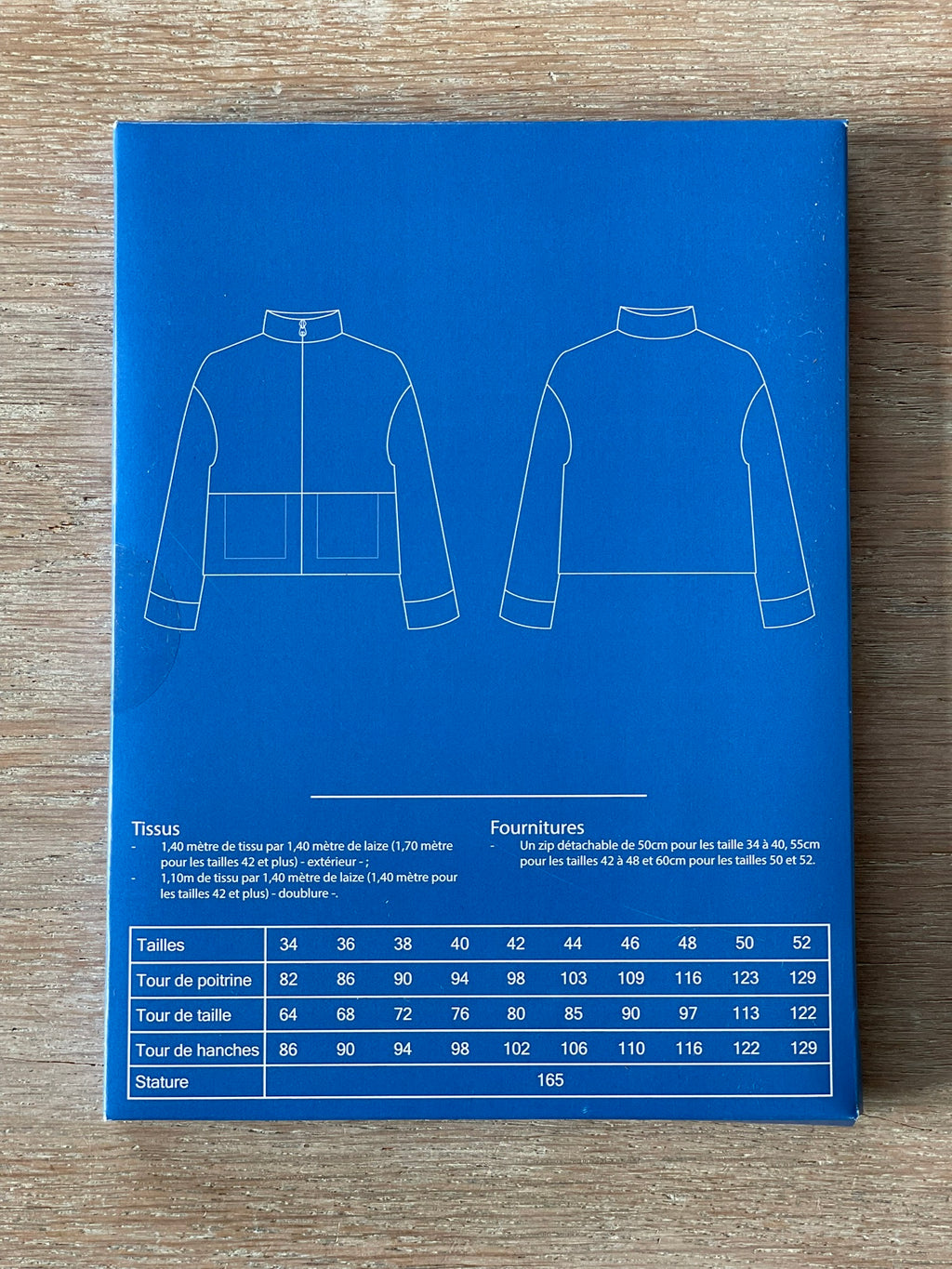 Patron Pochette - Veste Jolene - Cha'Coud