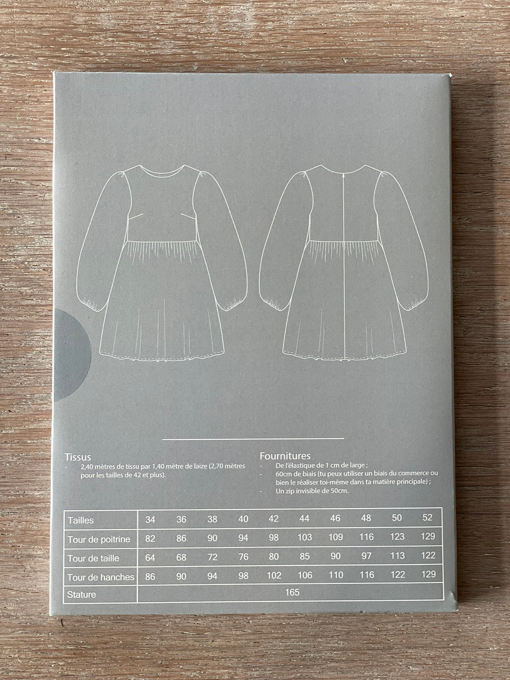 Patron Pochette - Robe Anaïs - Cha'Coud