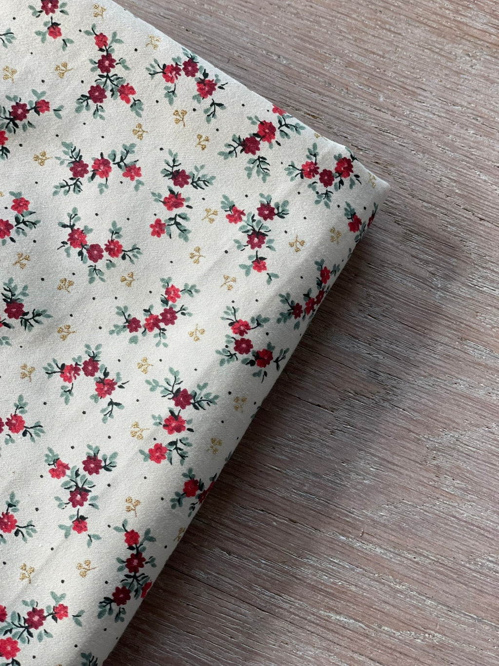 Satin de coton lourd - Imprimé Léora