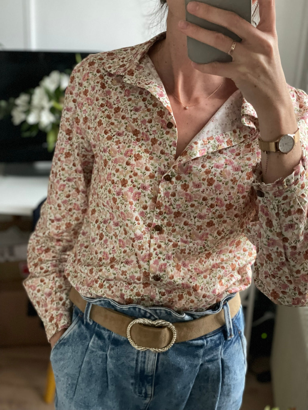 Cotton satin - Larissa print (Coupons)