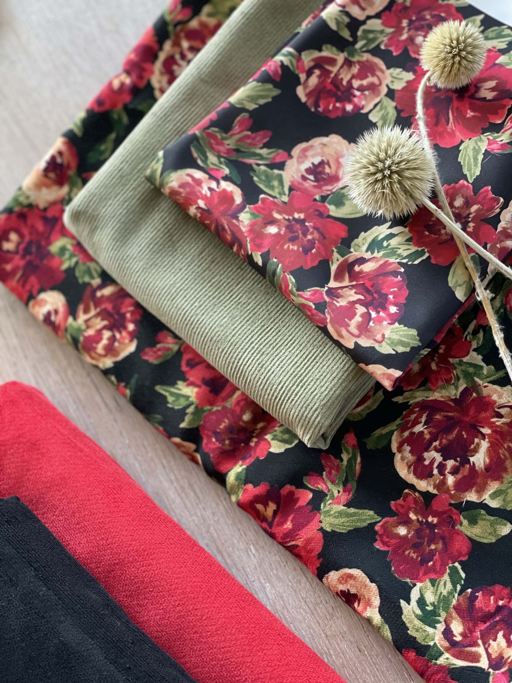 Moroccan Viscose Crepe - Flora Print