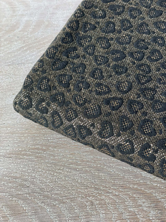 Jacquard - Léo - Noir, Choco & Or