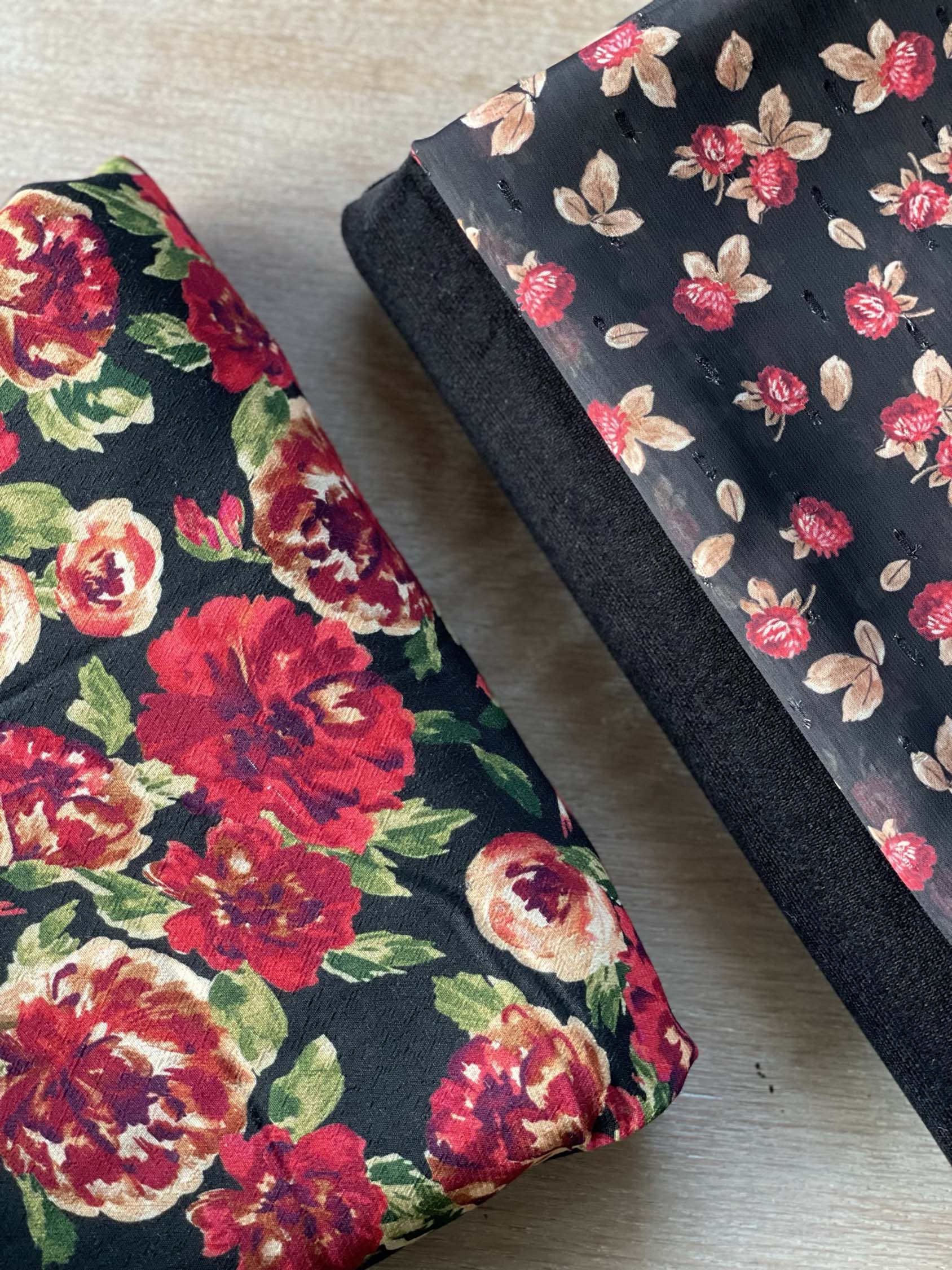 Lurex plumetis veil - Juliette print