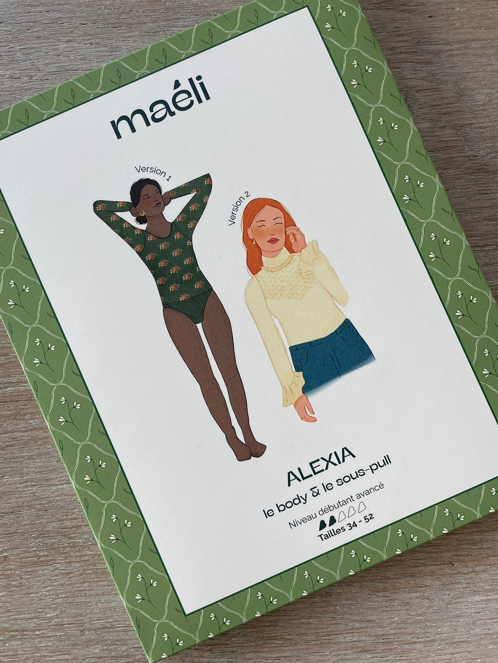 Patron Pochette - Body ou Pull Alexia - Maéli Paris