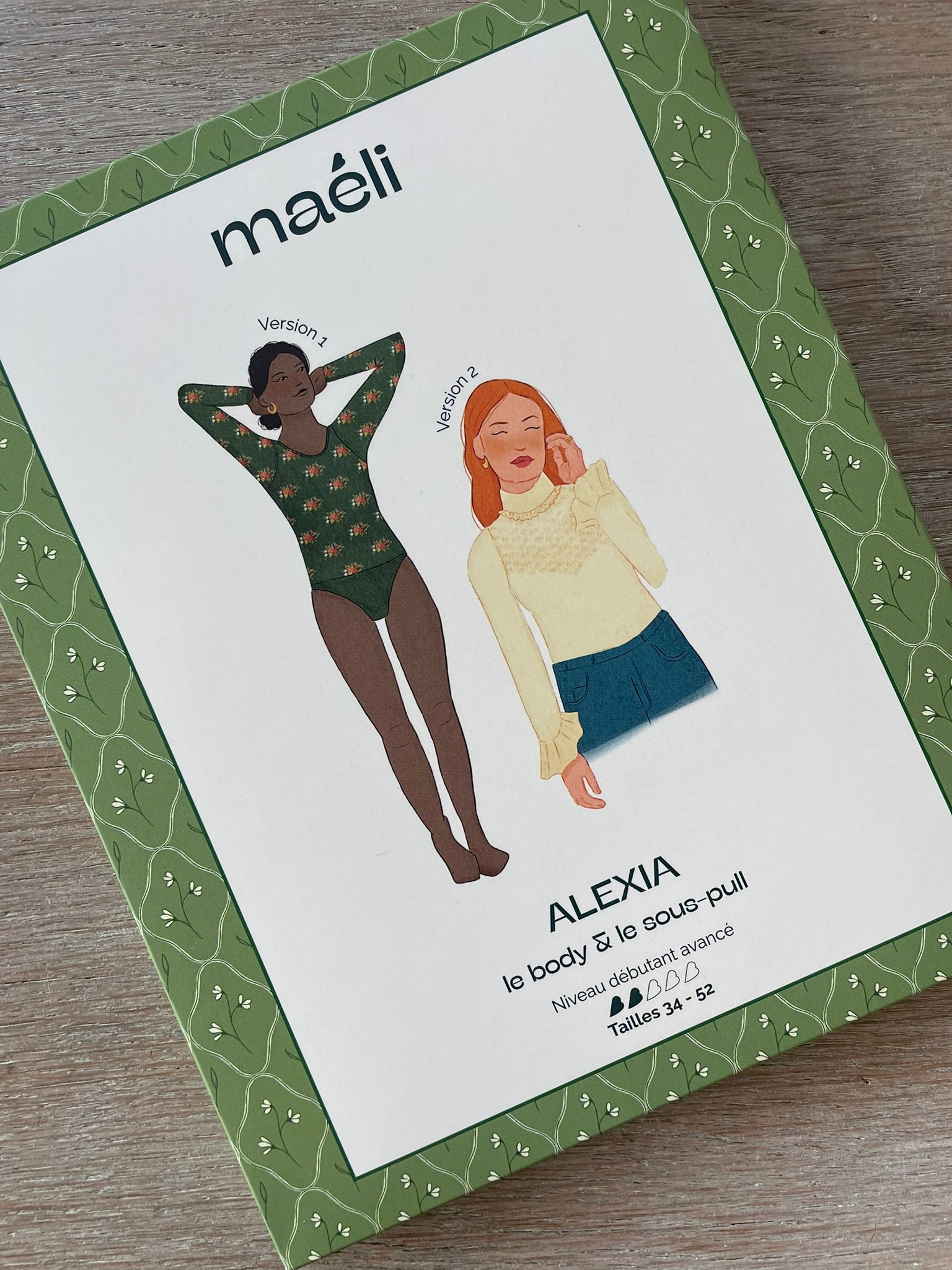 Patron Pochette - Body ou Pull Alexia - Maéli Paris