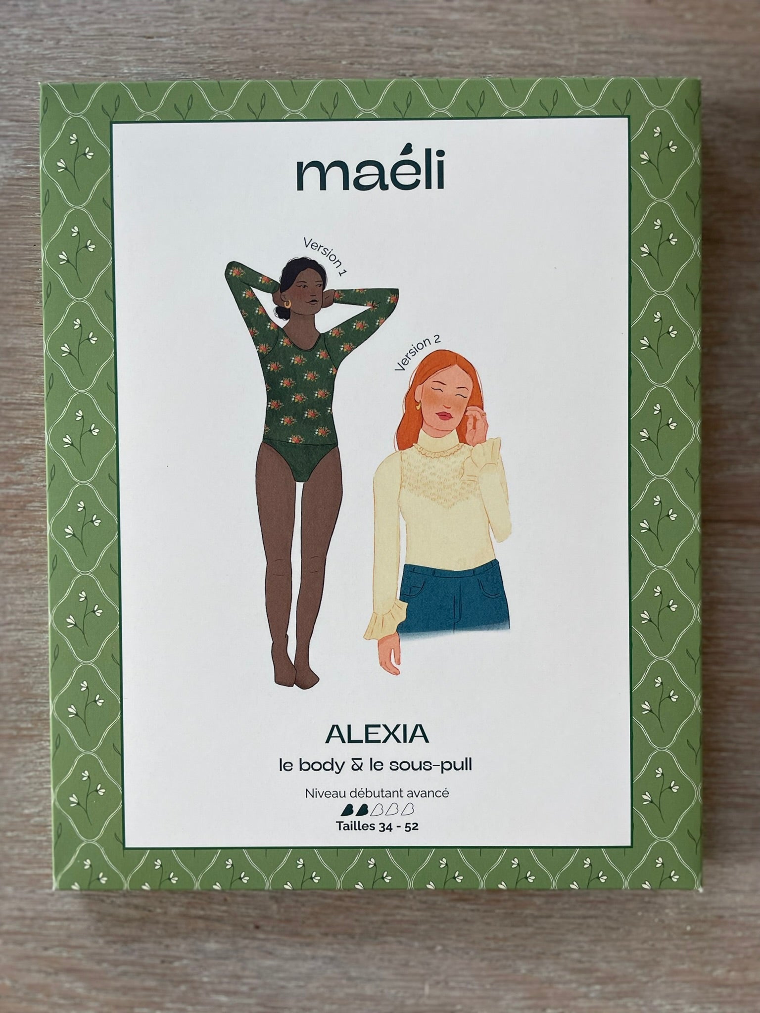 Patron Pochette - Body ou Pull Alexia - Maéli Paris