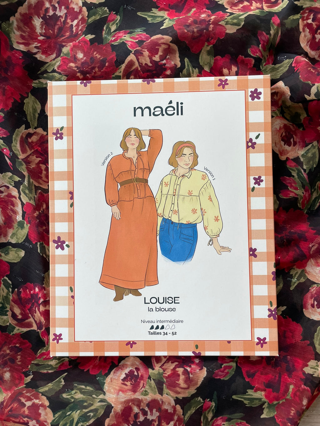 Ensemble blouse Louise en Voile lurex plumetis Paula