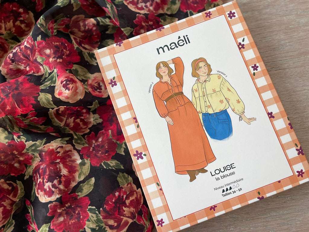 Ensemble blouse Louise en Voile lurex plumetis Paula