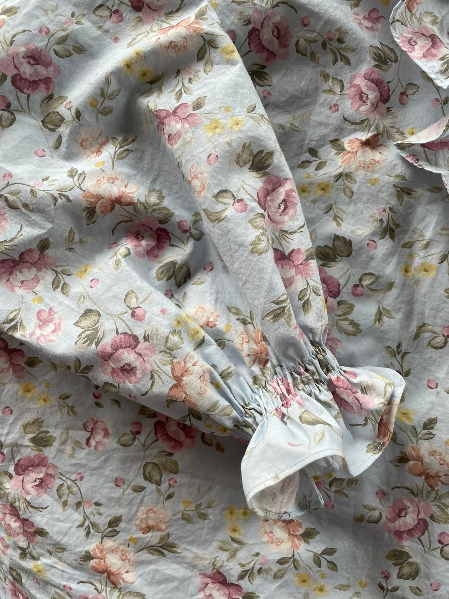 Ensemble Chemise Rose & Douce popeline de coton Antoinette