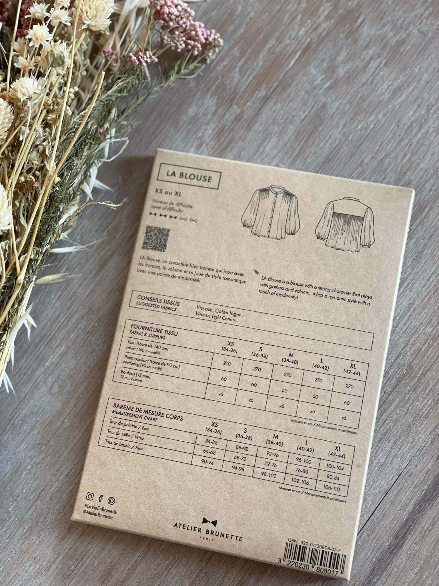 Ensemble La Blouse d'Atelier Brunette & Seersucker Marissa