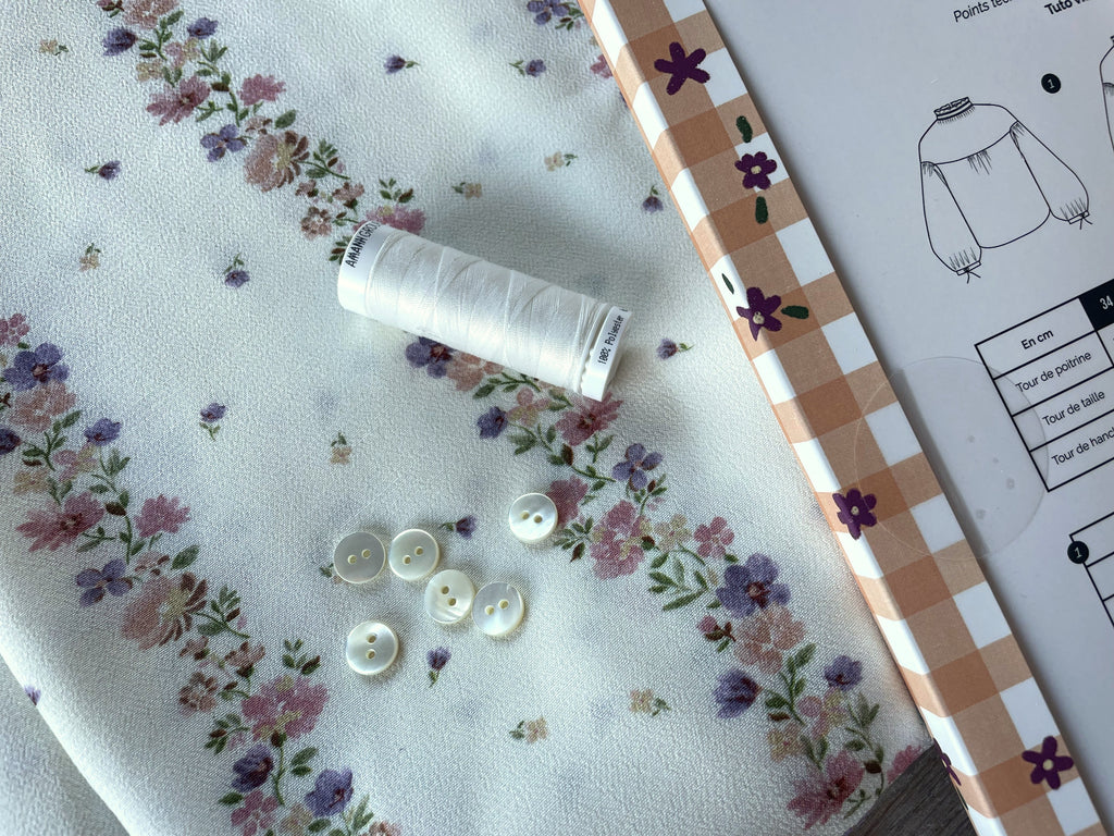 Ensemble Blouse Louise & Crêpe viscose Marissa