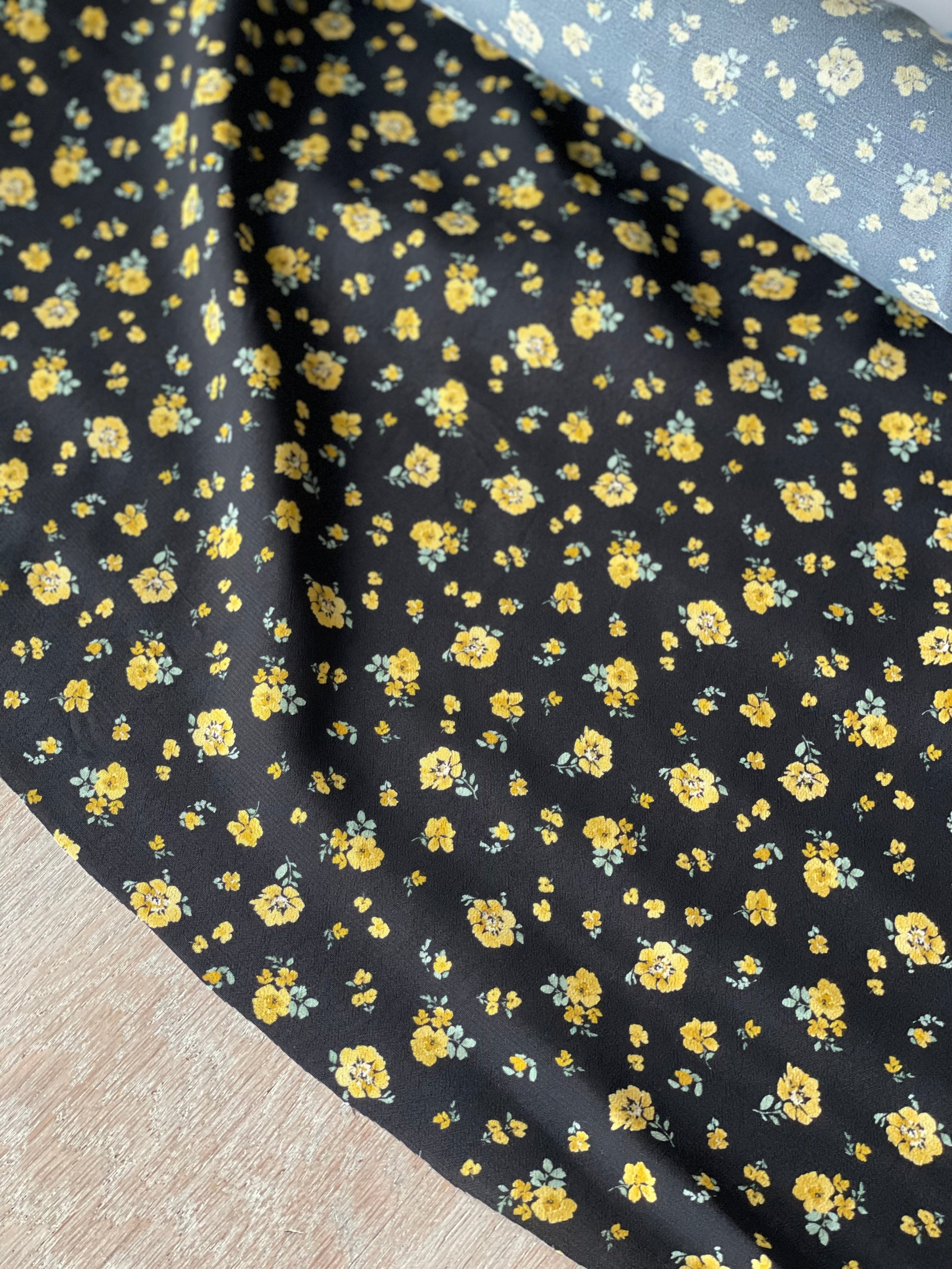 Crêpe marocain de Viscose Ecovero - Imprimé Lili en collaboration avec Ma Petite Fabrique