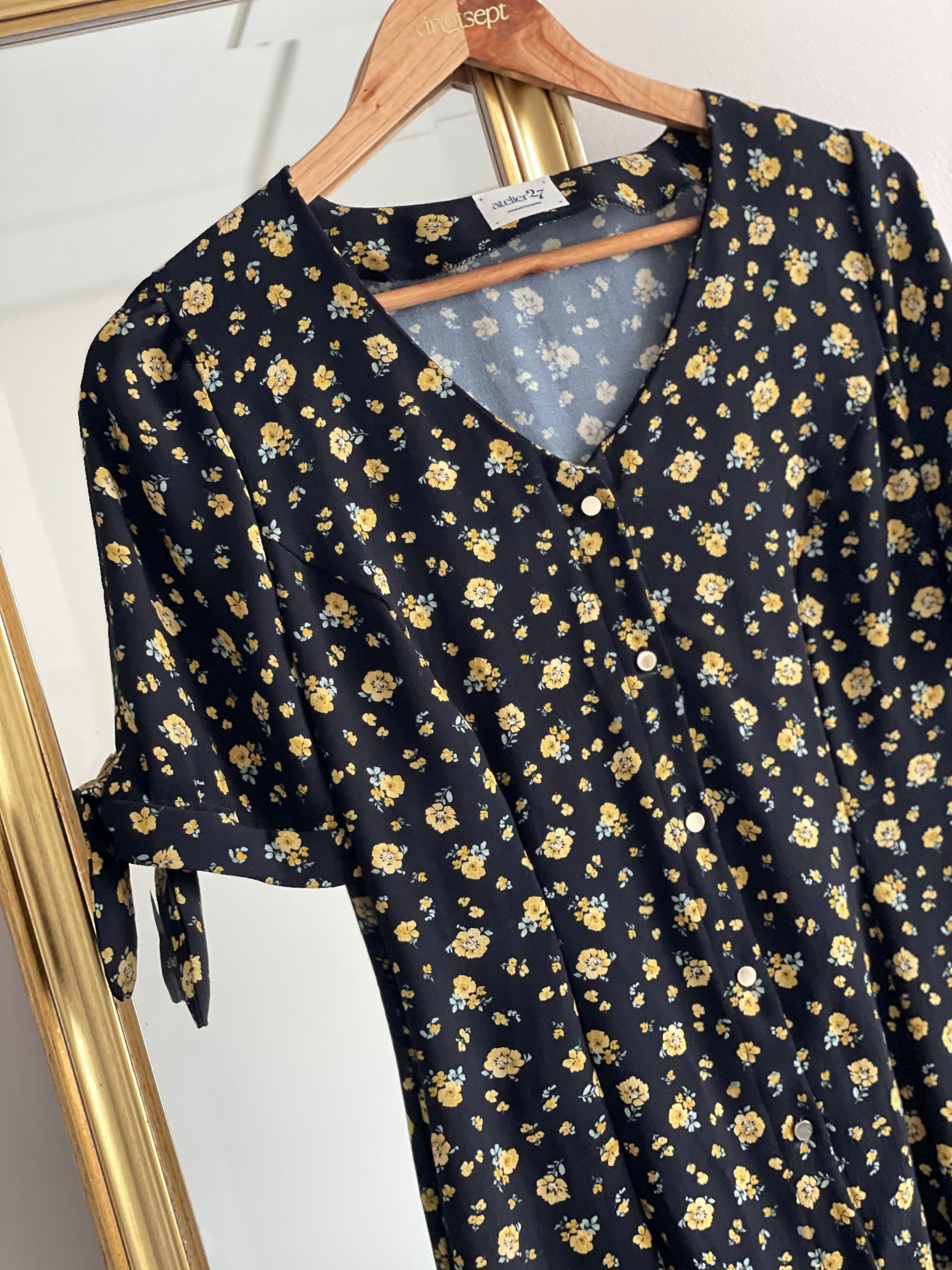 Robe Lili Ma Petite Fabrique en crêpe viscose ecovero Lili Atelier 27