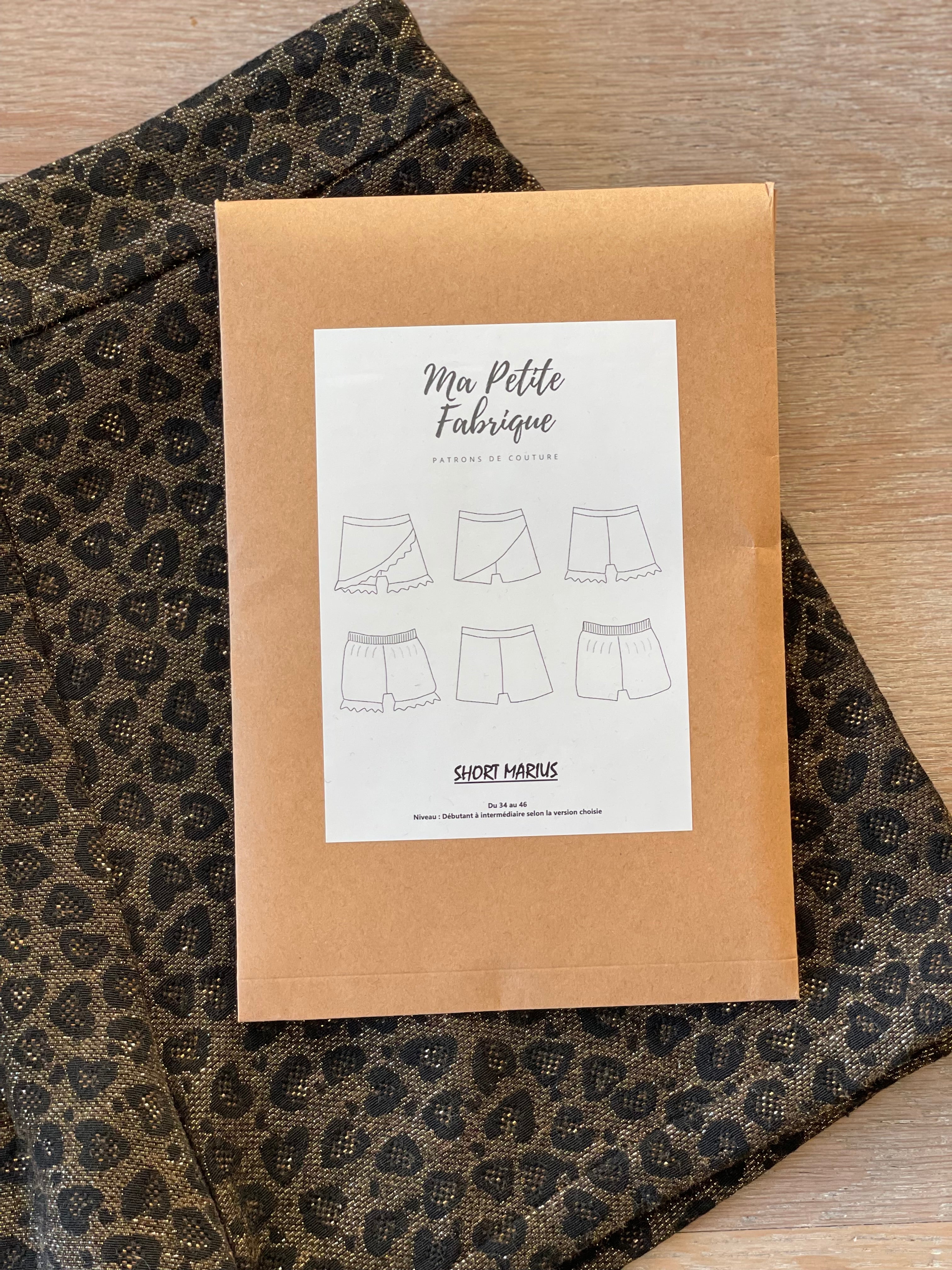 Patron Pochette - Short Marius - Ma Petite Fabrique