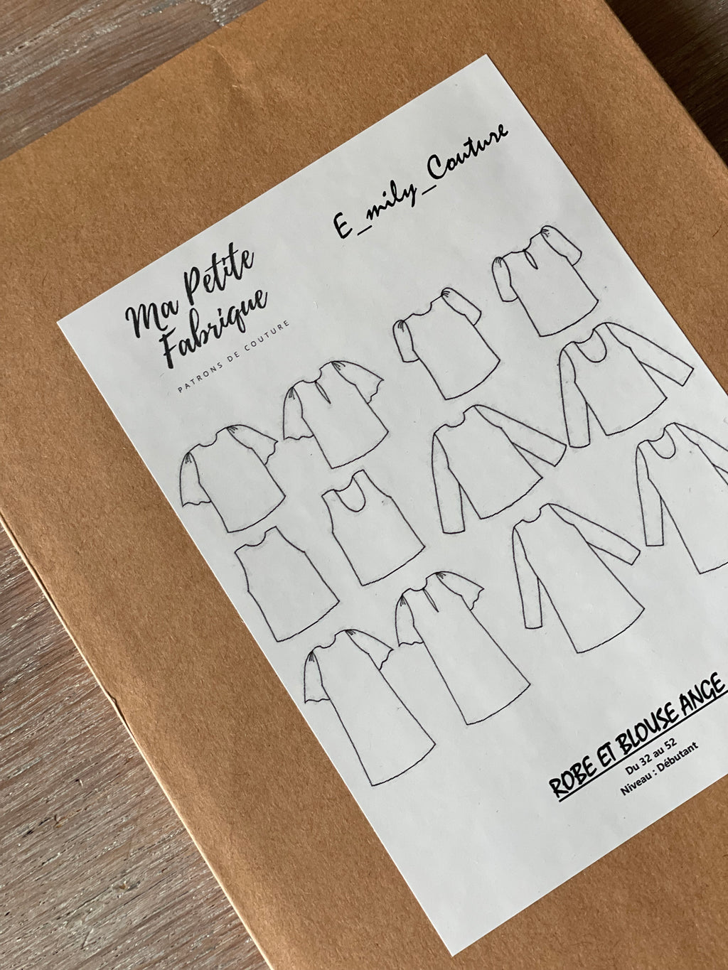 Patron Pochette - Robe ou Top Ange - Ma Petite Fabrique