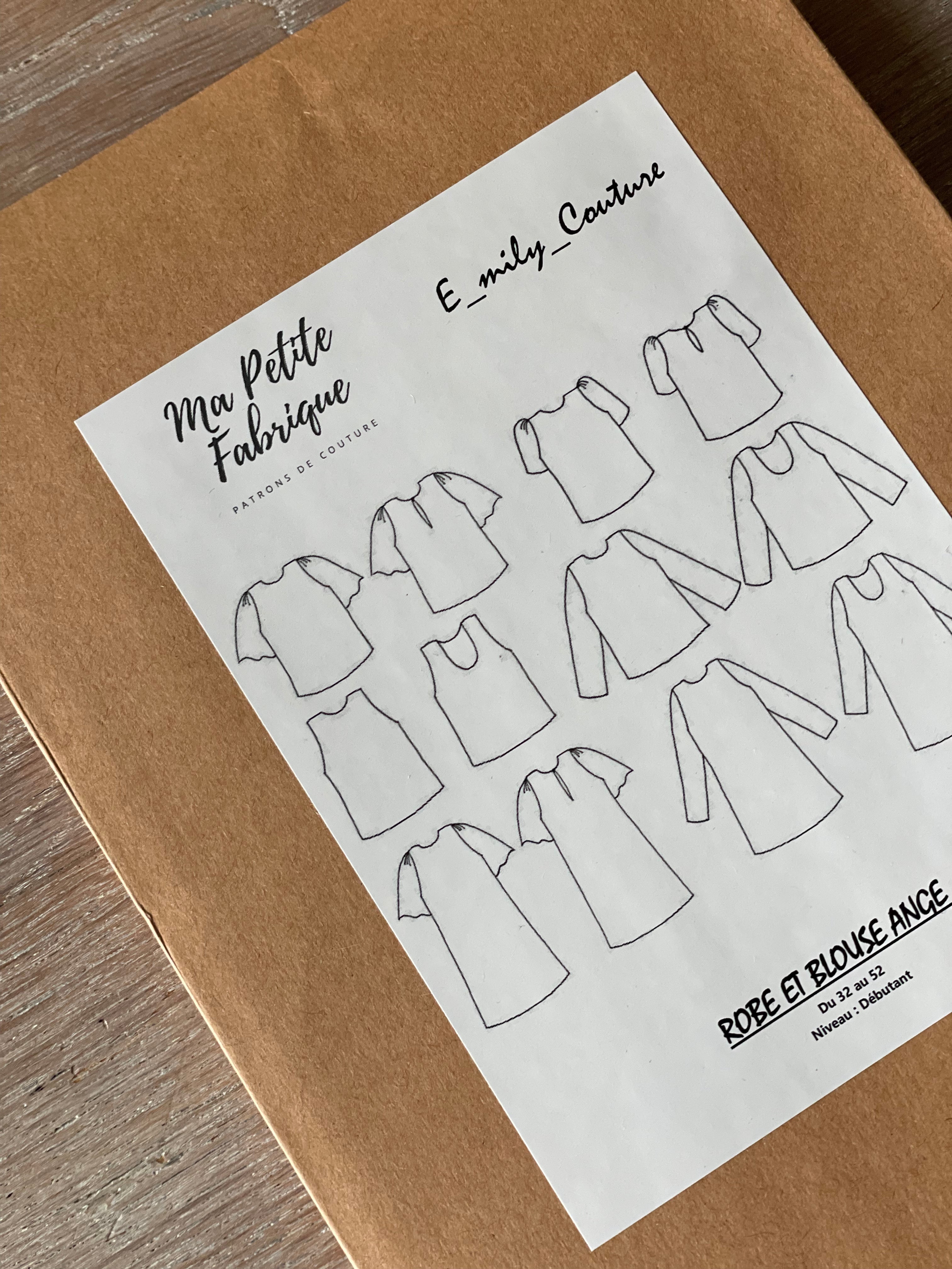 Patron Pochette - Robe ou Top Ange - Ma Petite Fabrique