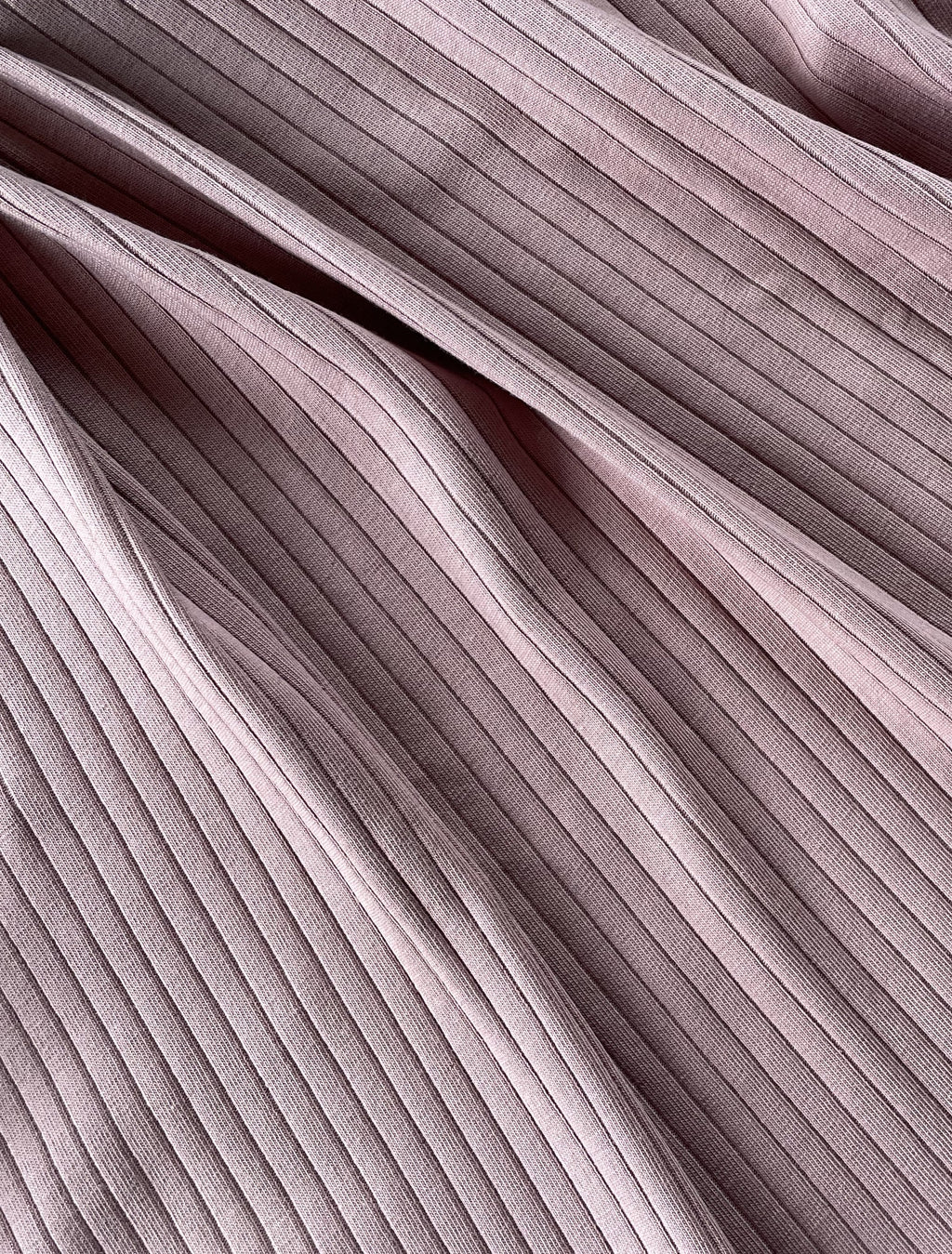 Jersey à côtes - Colette - Vieux Rose