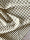 Maille Maillot de Bain - Imprimé Vichy - Olive