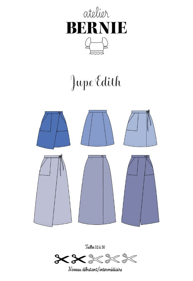 Patron PDF - Jupe Edith - Atelier Bernie