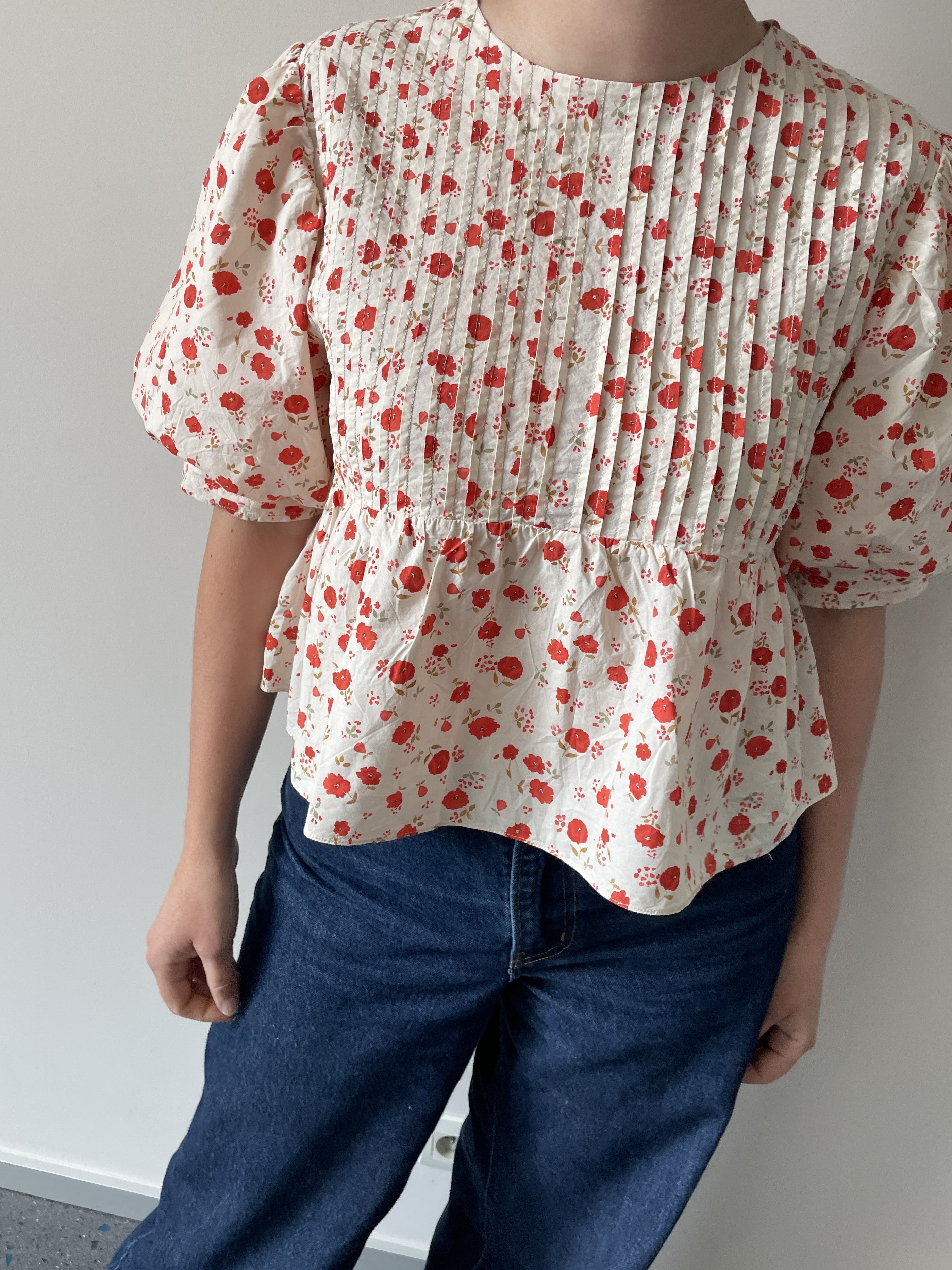 Ensemble Blouse Ellie & Douce popeline de coton Poppy