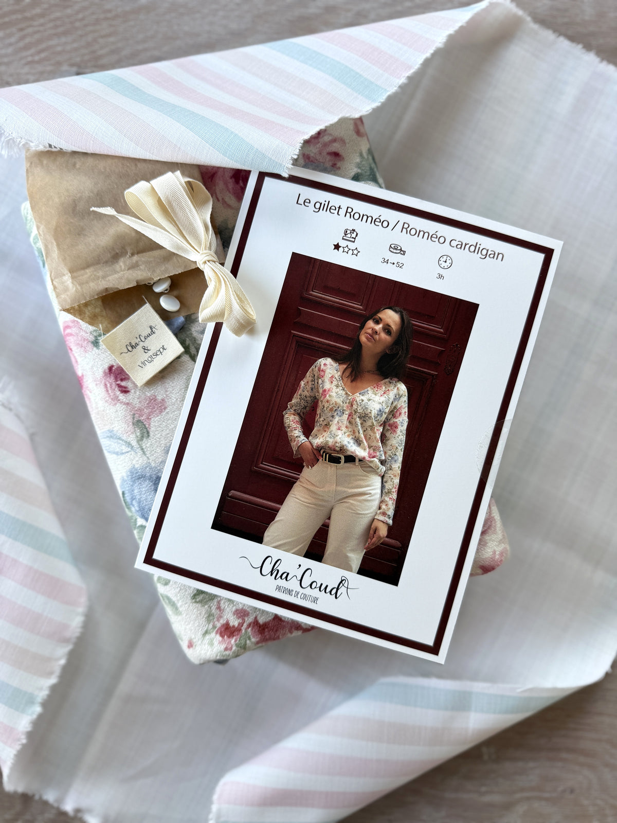 Kit Gilet Roméo - Collab' Cha'Coud & Vingtsept - Imprimé Roméo