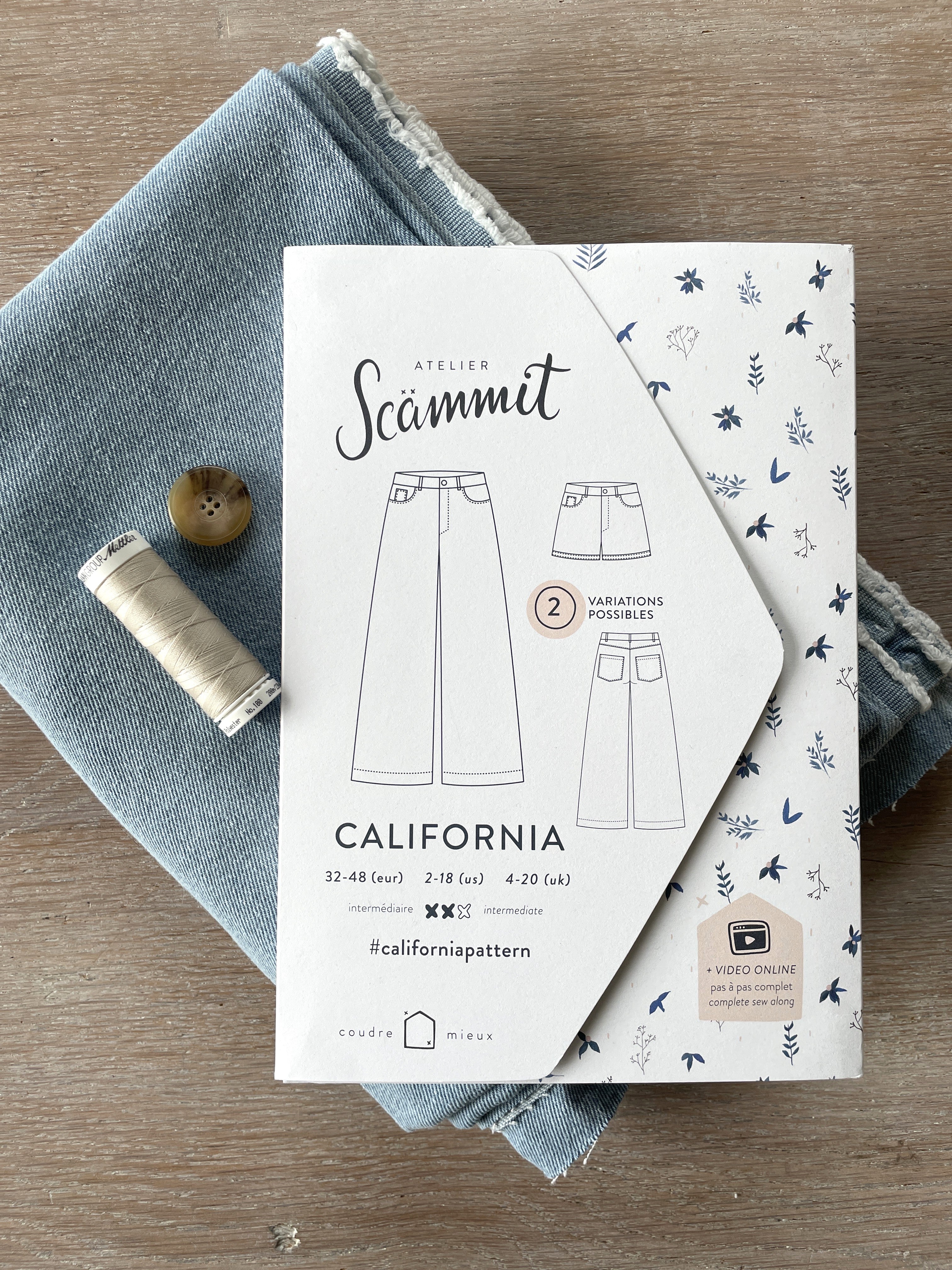 Ensemble Jean California en denim sergé Gaston