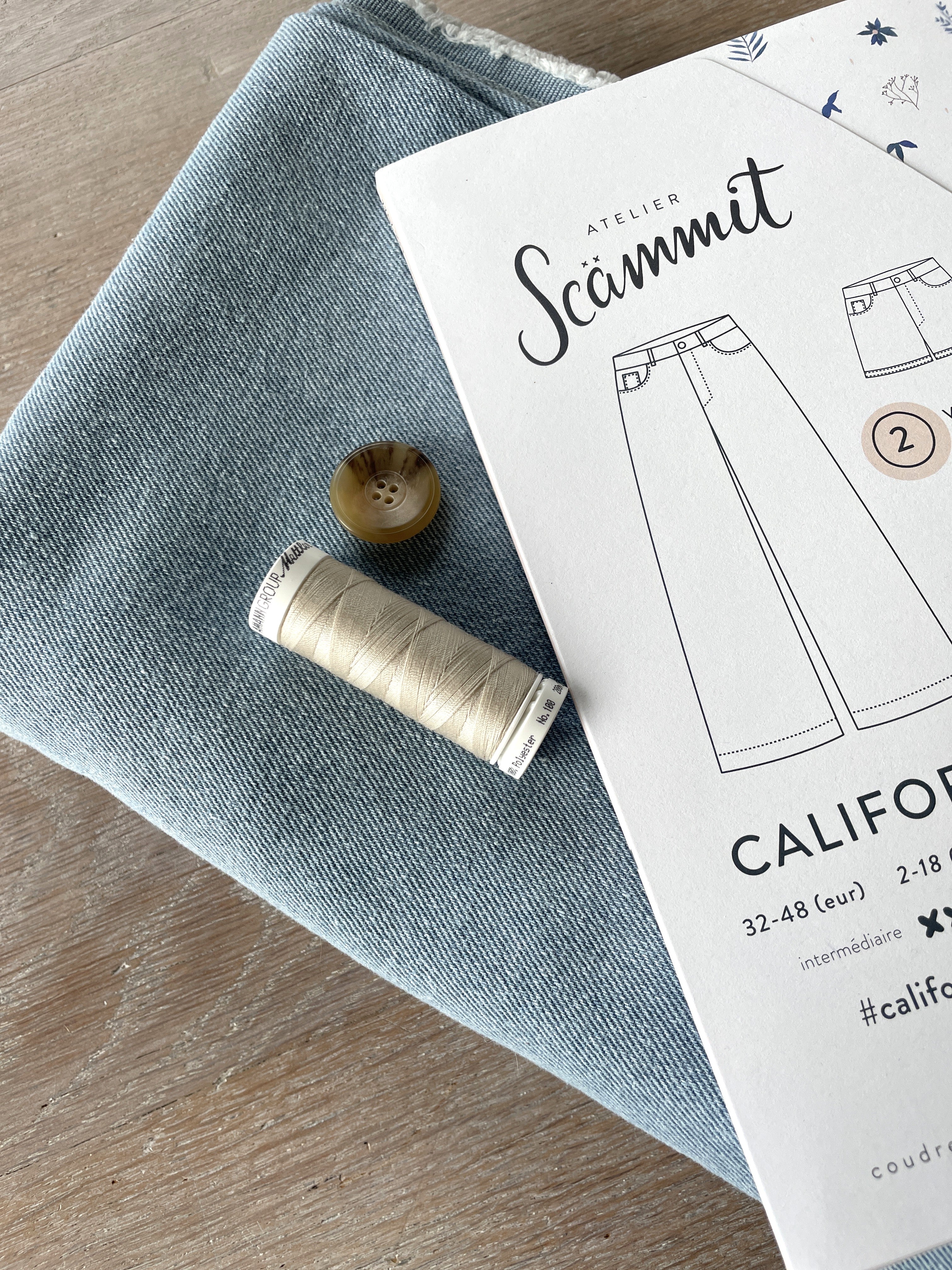 Ensemble Jean California en denim sergé Gaston