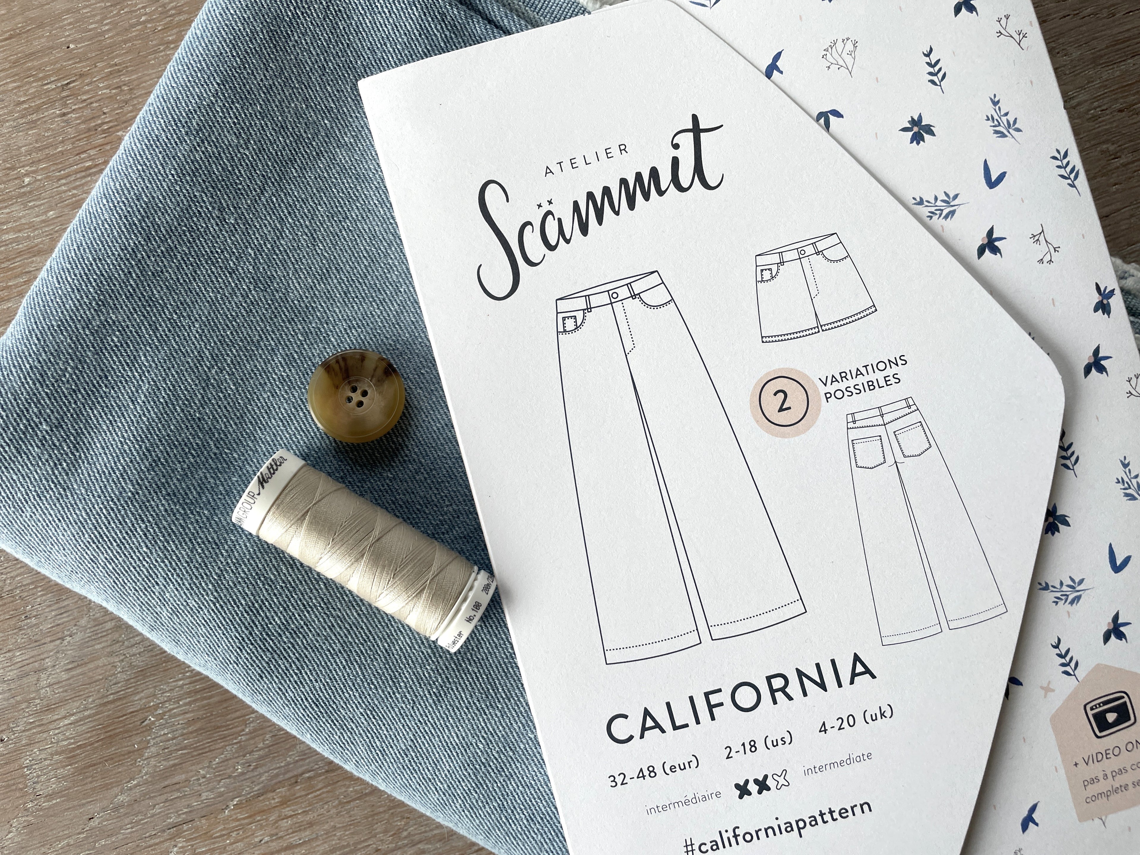 Ensemble Jean California en denim sergé Gaston