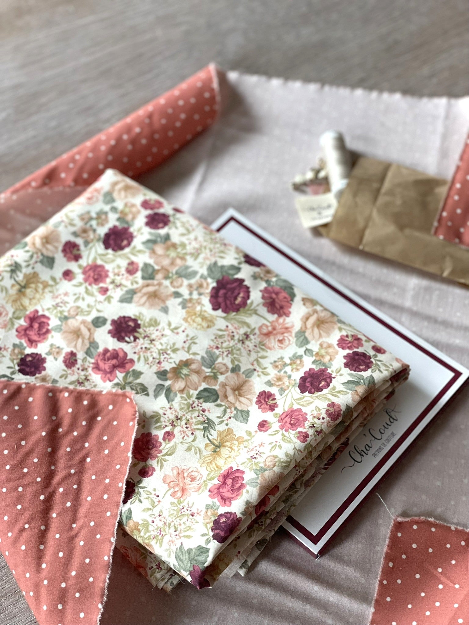Kit Blouse Alessia - Collab' Cha'Coud & Vingtsept - Imprimé Alessia