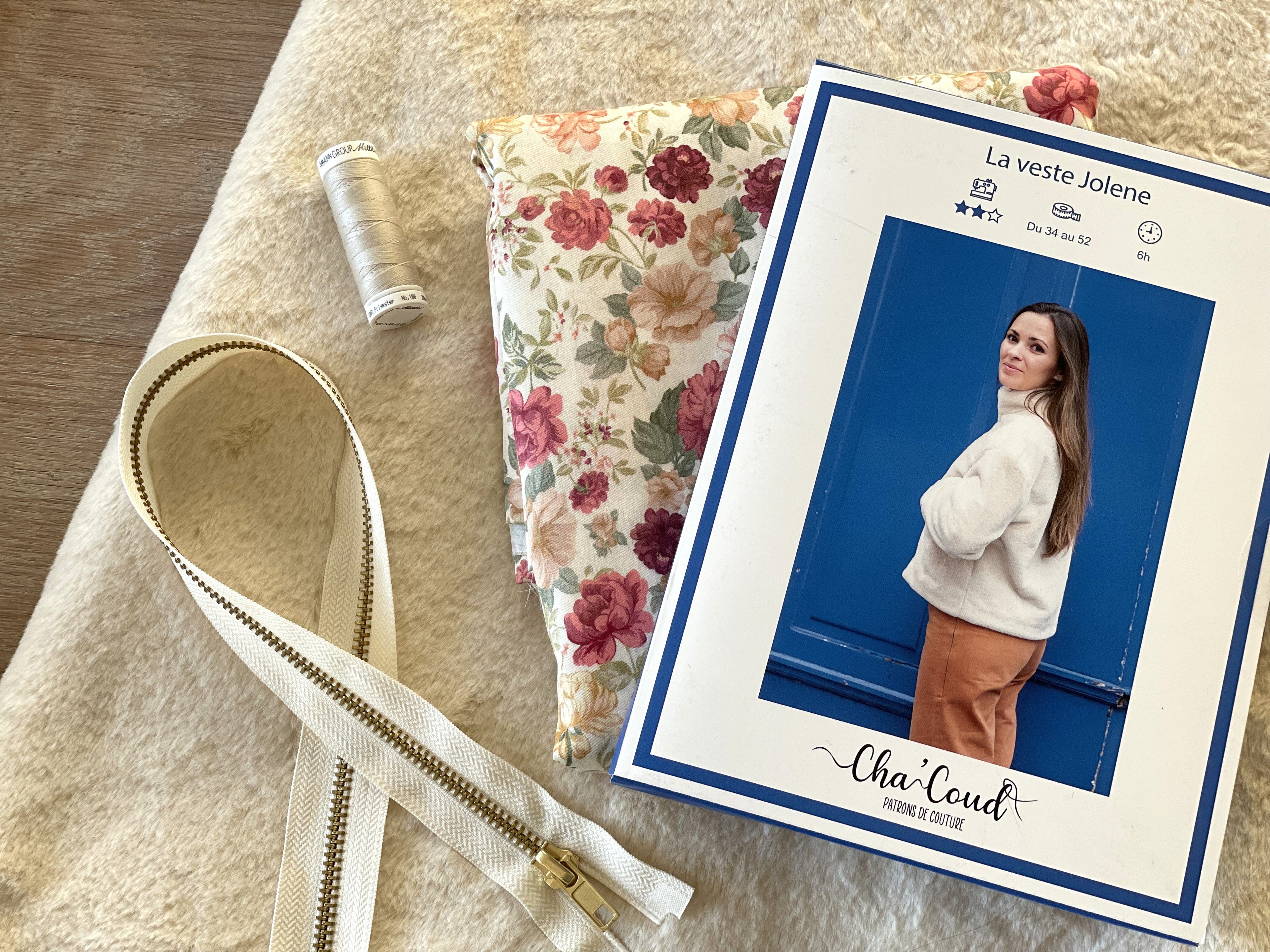 Ensemble Veste Jolene en fourrure Doudou