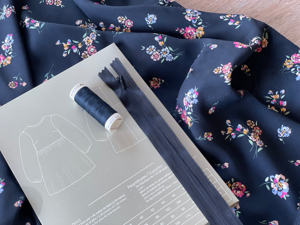 Ensemble Robe Anaïs & Crêpe viscose Ivy