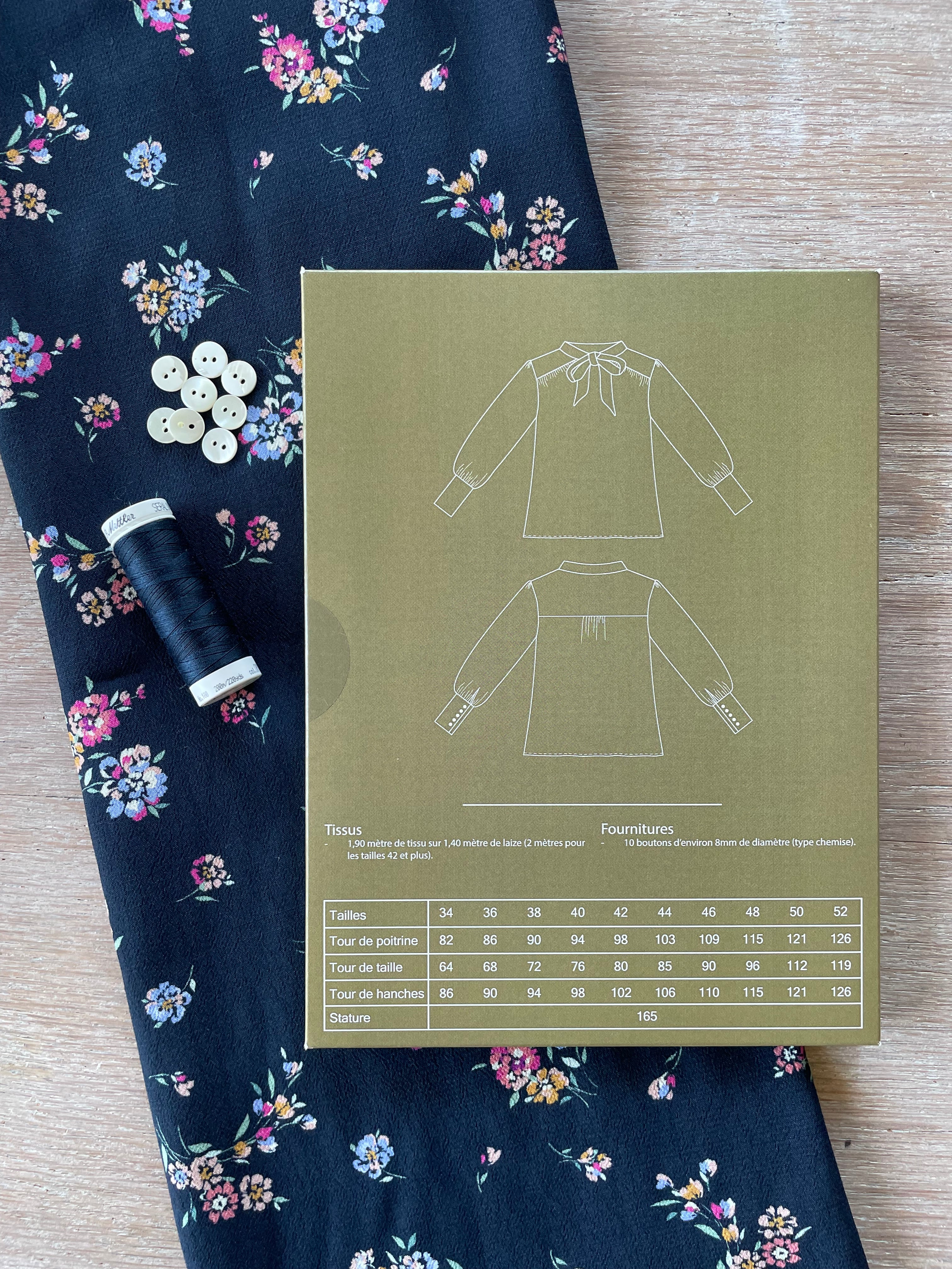 Ensemble Blouse Arielle & Crêpe viscose Ivy